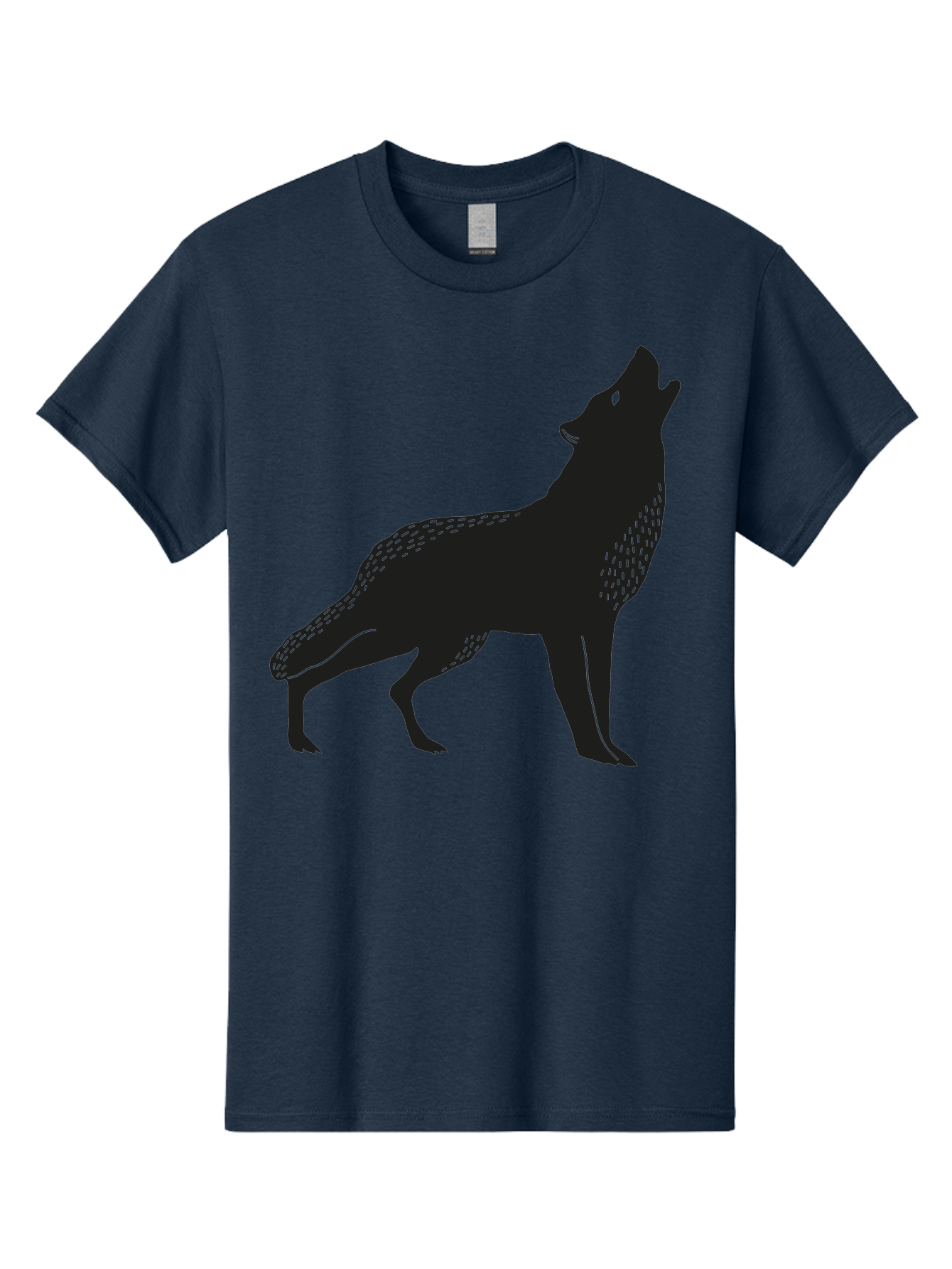 wolf silhouette, howling at the moon, wildlife art, animal graphics, wild animal, abstract design