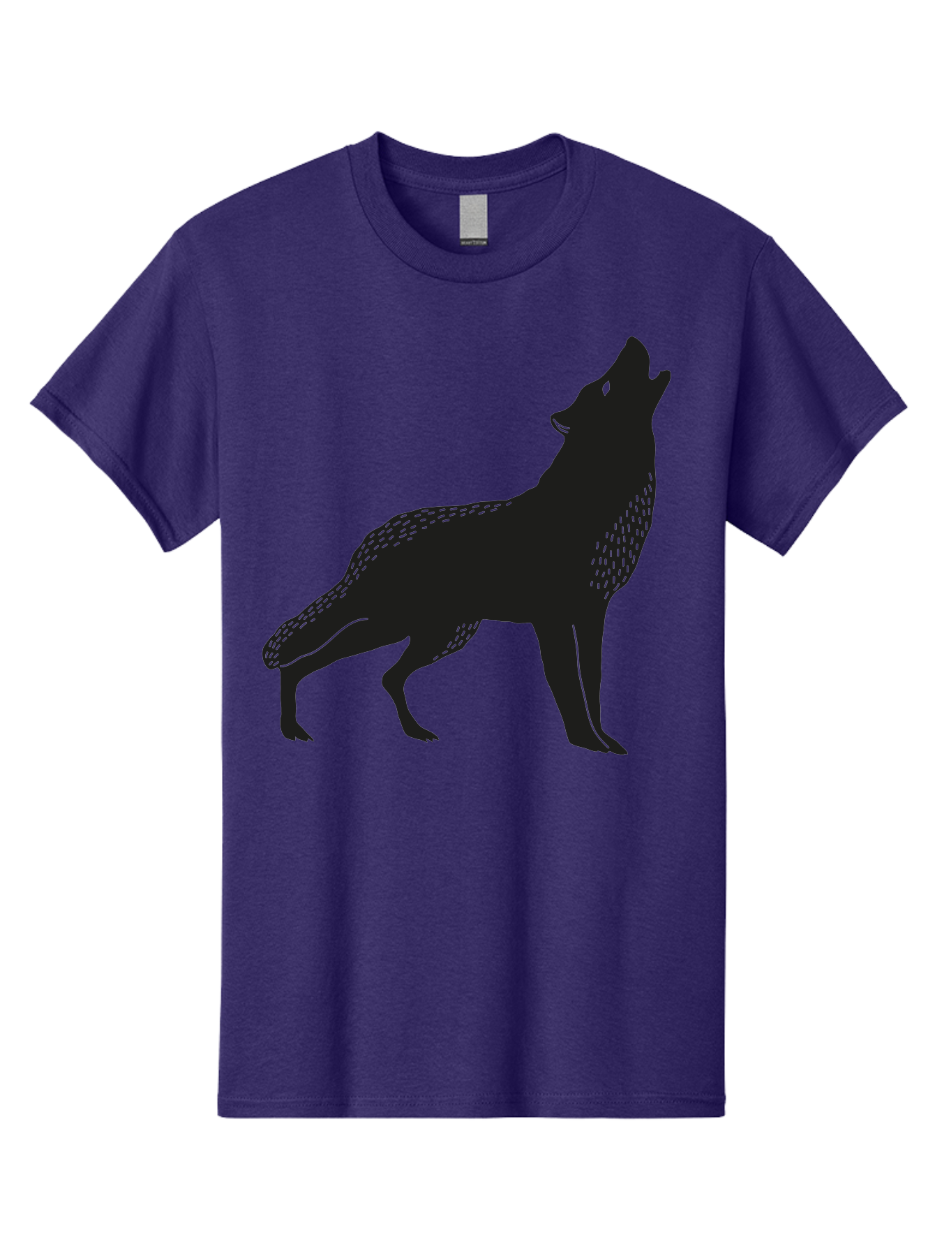 wolf silhouette, howling at the moon, wildlife art, animal graphics, wild animal, abstract design