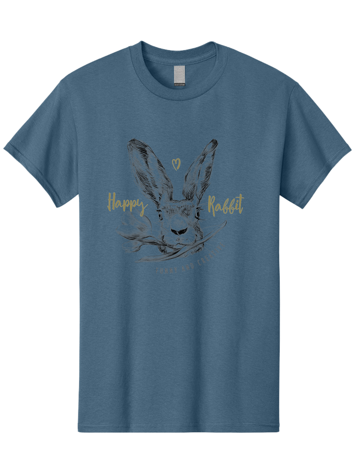 Happy-Passover Men'S Graphic Tee, 100% Cotton, Comfortable Casual Summer Wear, Machine Washable, Funny Bunny, Easter Bunny, Hares, Furry Friends, Cartoon Rabbits, Cute Animals, Easter Eggs, Funny And Creative Aac258