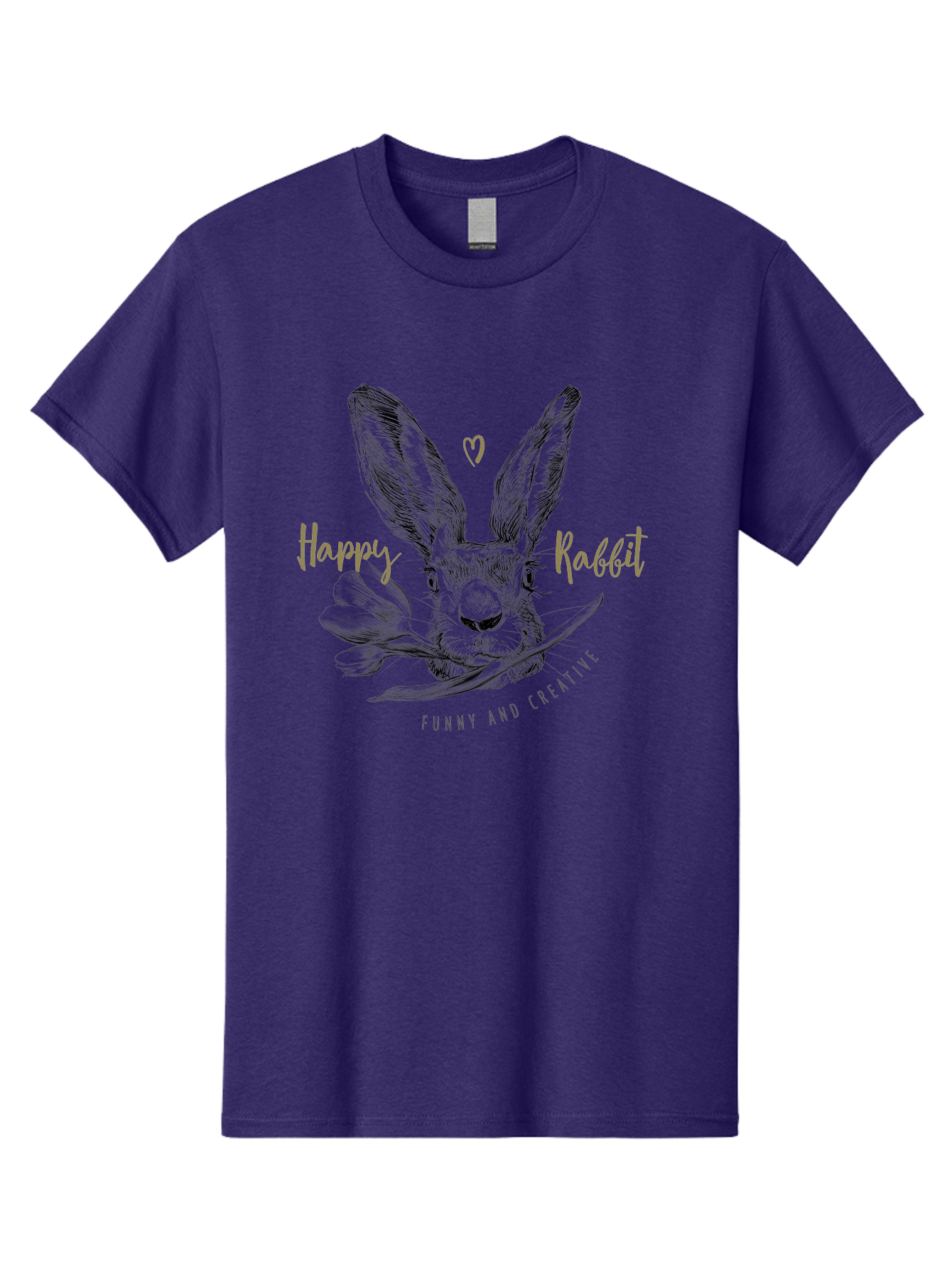 Happy-Passover Men'S Graphic Tee, 100% Cotton, Comfortable Casual Summer Wear, Machine Washable, Funny Bunny, Easter Bunny, Hares, Furry Friends, Cartoon Rabbits, Cute Animals, Easter Eggs, Funny And Creative Aac258