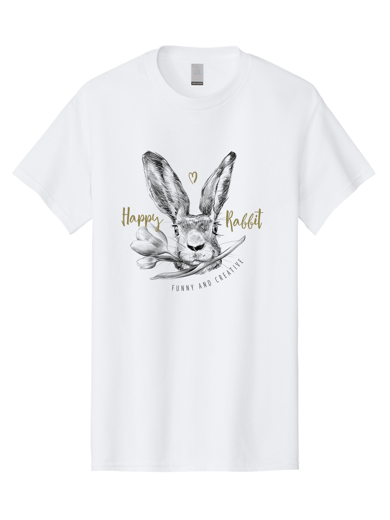 Happy-Passover Men'S Graphic Tee, 100% Cotton, Comfortable Casual Summer Wear, Machine Washable, Funny Bunny, Easter Bunny, Hares, Furry Friends, Cartoon Rabbits, Cute Animals, Easter Eggs, Funny And Creative Aac258