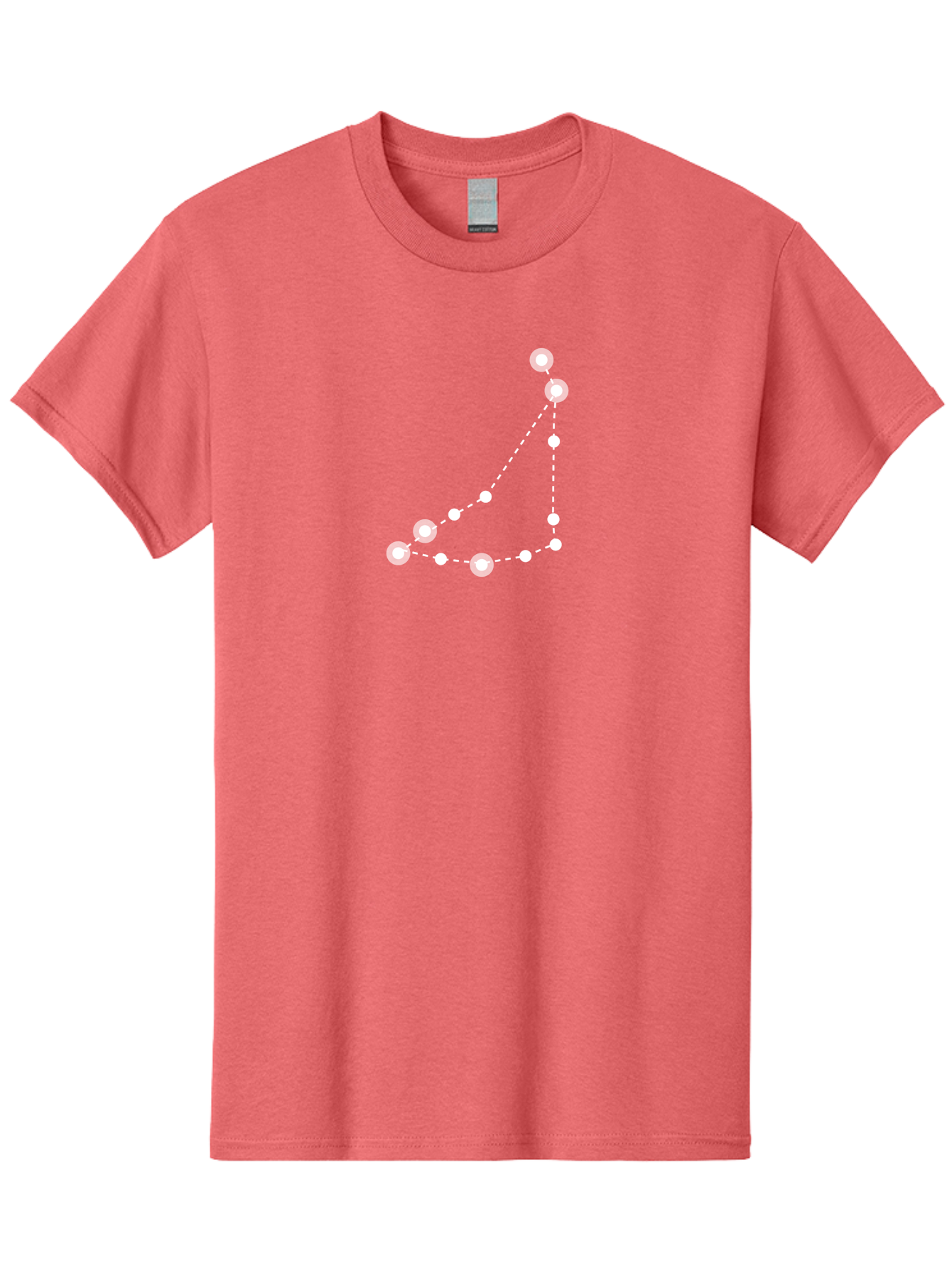 Constellation-Pattern-1 Men'S Graphic Tee, 100% Cotton, Comfortable Casual Summer Wear, Machine Washable, Constellation, White Stars, Dotted Lines, Celestial Map, Astronomy, Night Sky, Star Pattern, Zodiac Signs Aac285
