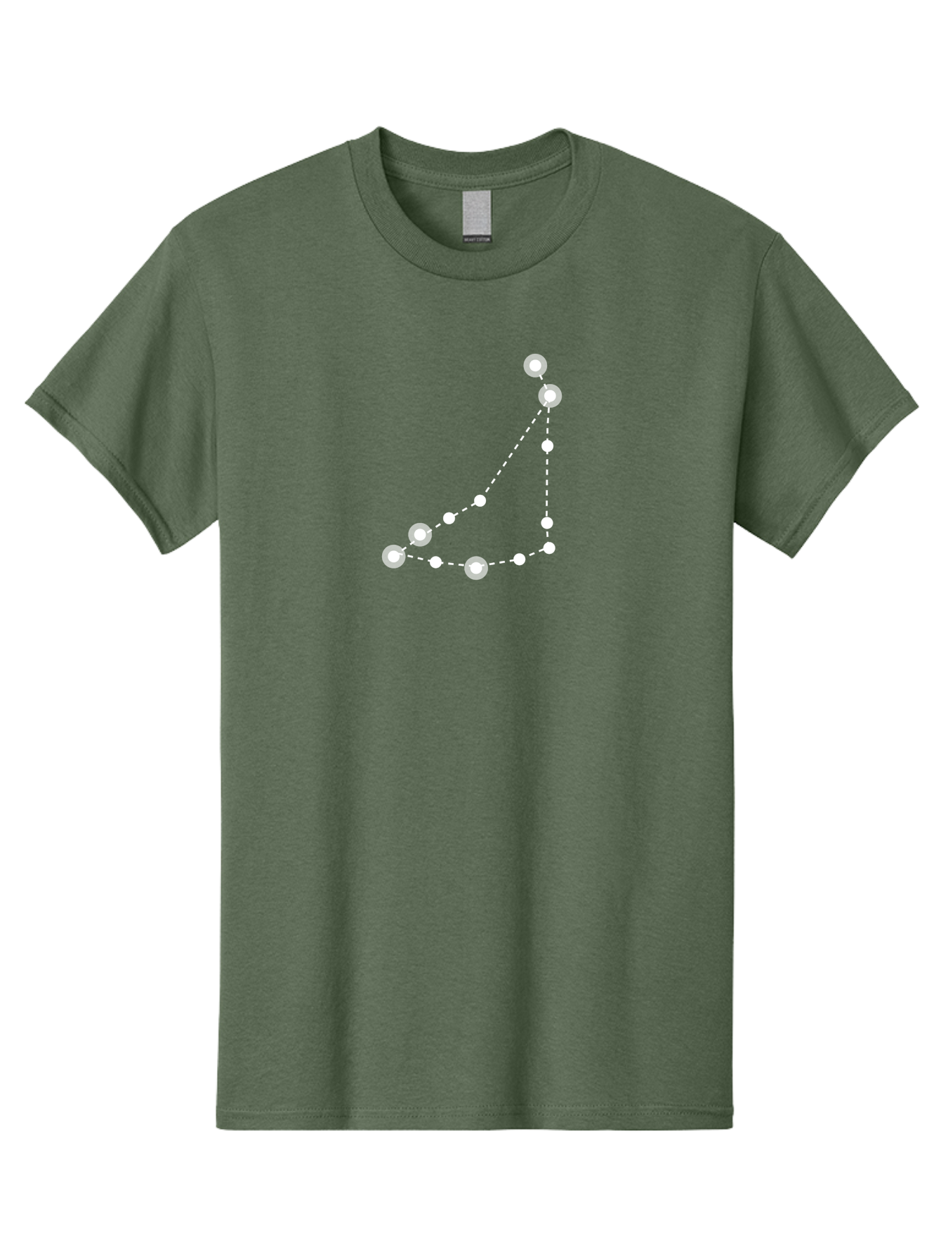 Constellation-Pattern-1 Men'S Graphic Tee, 100% Cotton, Comfortable Casual Summer Wear, Machine Washable, Constellation, White Stars, Dotted Lines, Celestial Map, Astronomy, Night Sky, Star Pattern, Zodiac Signs Aac285