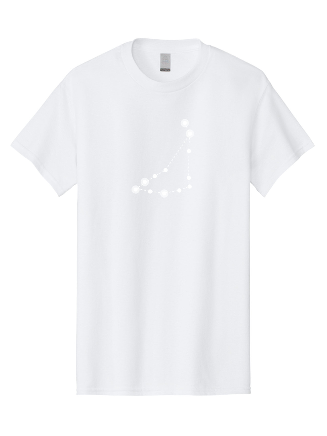 Constellation-Pattern-1 Men'S Graphic Tee, 100% Cotton, Comfortable Casual Summer Wear, Machine Washable, Constellation, White Stars, Dotted Lines, Celestial Map, Astronomy, Night Sky, Star Pattern, Zodiac Signs Aac285
