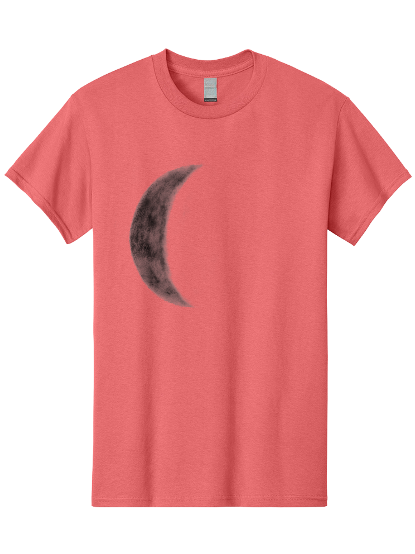 Crescent-Moon Men'S Graphic Tee, 100% Cotton, Comfortable Casual Summer Wear, Machine Washable, Crescent Moon, Lunar Phase, Moon Shape, Dark Moon, Night Sky, Celestial Body, Astronomy, Moonlight Aac298
