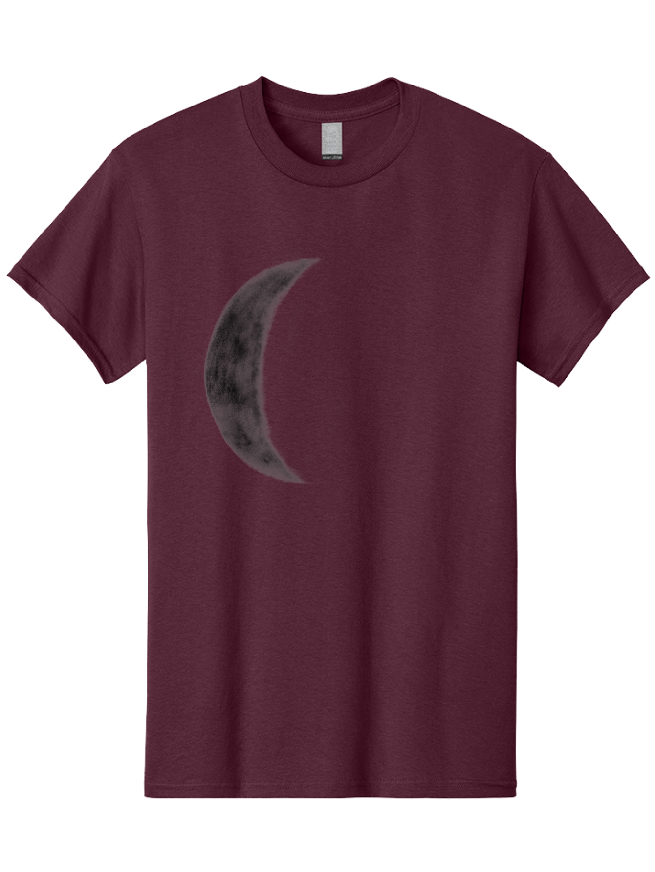 Crescent-Moon Men'S Graphic Tee, 100% Cotton, Comfortable Casual Summer Wear, Machine Washable, Crescent Moon, Lunar Phase, Moon Shape, Dark Moon, Night Sky, Celestial Body, Astronomy, Moonlight Aac298