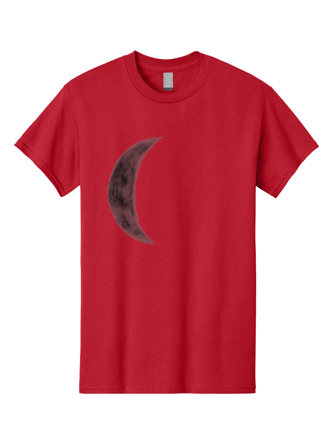 Crescent-Moon Men'S Graphic Tee, 100% Cotton, Comfortable Casual Summer Wear, Machine Washable, Crescent Moon, Lunar Phase, Moon Shape, Dark Moon, Night Sky, Celestial Body, Astronomy, Moonlight Aac298