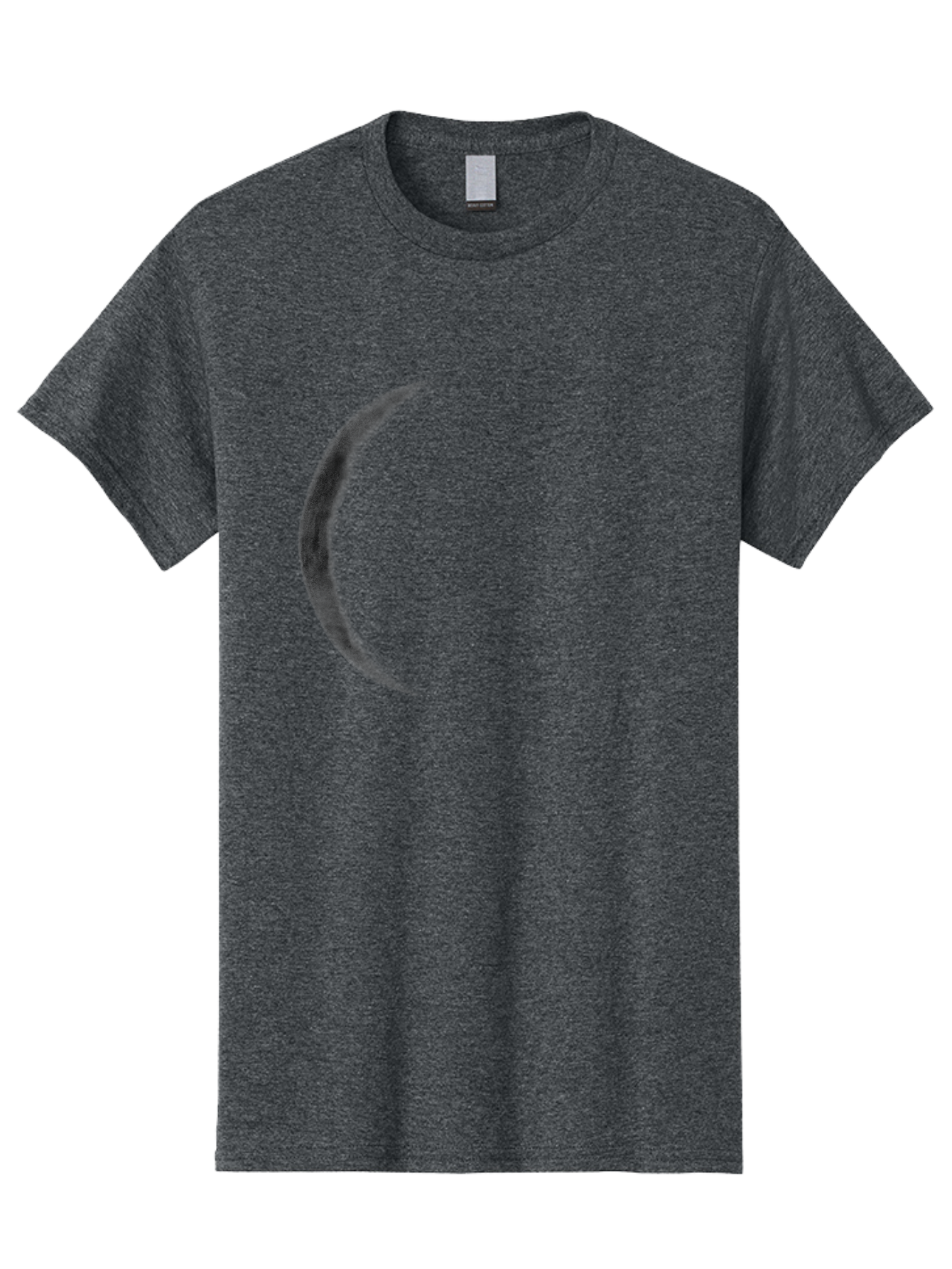 Crescent-Shape Men'S Graphic Tee, 100% Cotton, Comfortable Casual Summer Wear, Machine Washable, Lunar Eclipse, Crescent Moon, Night Sky, Astronomy, Celestial Body, Moon Phase, Space Aac299