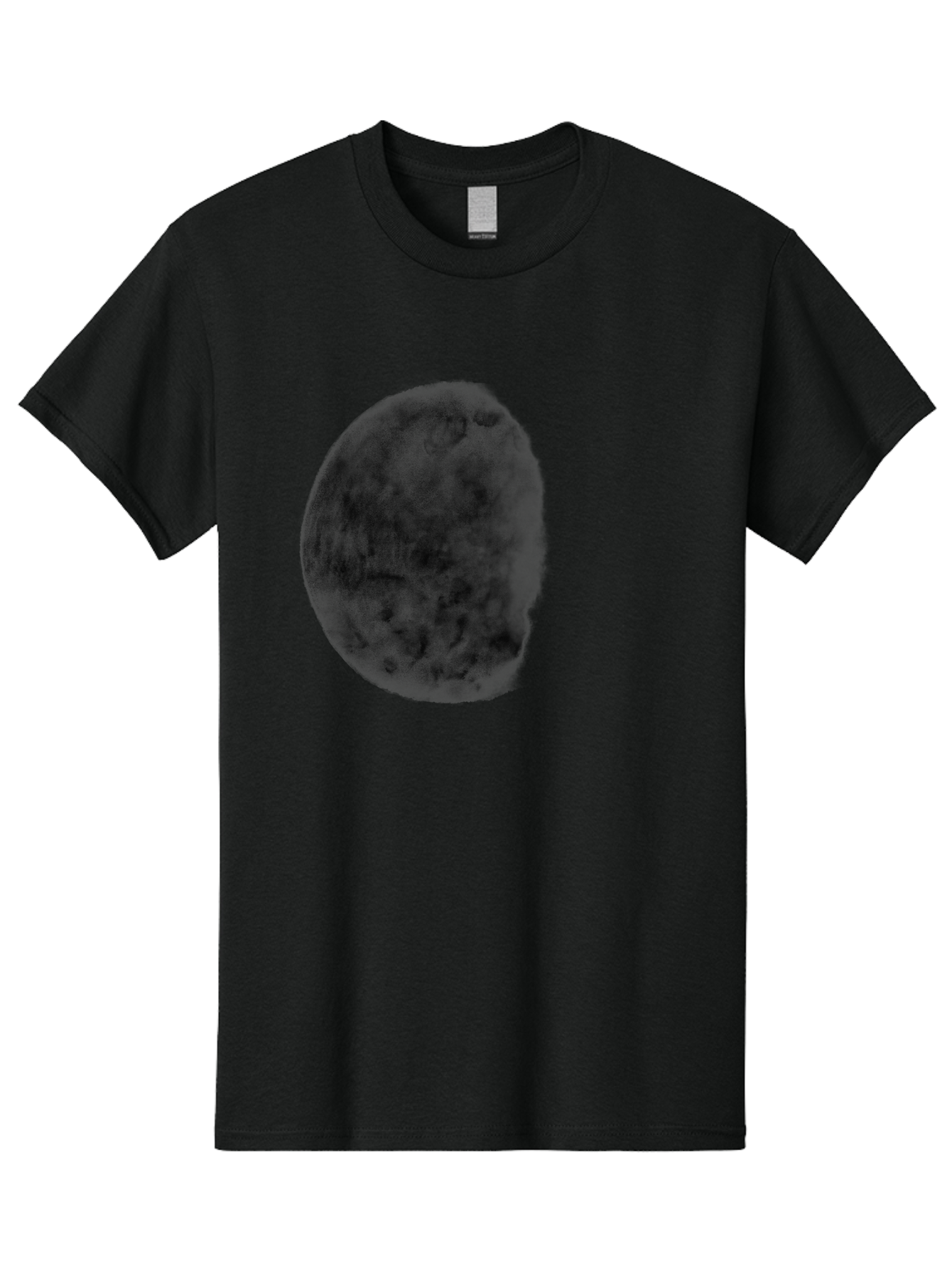 Dark-Orb Men'S Graphic Tee, 100% Cotton, Comfortable Casual Summer Wear, Machine Washable, Dark Green Sphere, Textured Surface, Mysterious Object, Abstract Design, Unique Visual Effect, 3D Rendering, Spherical Shape, Digital Art, Aac302