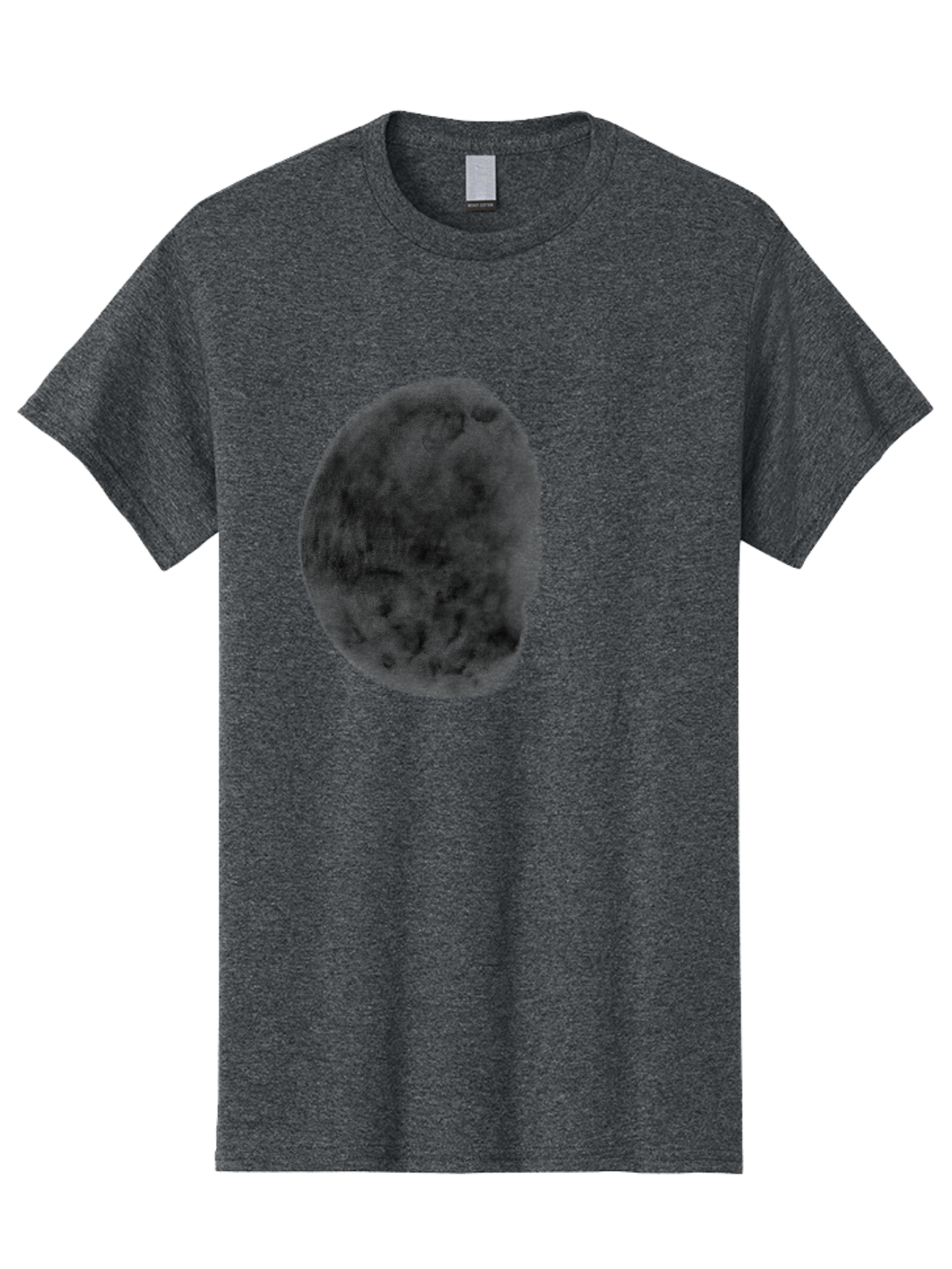 Dark-Orb Men'S Graphic Tee, 100% Cotton, Comfortable Casual Summer Wear, Machine Washable, Dark Green Sphere, Textured Surface, Mysterious Object, Abstract Design, Unique Visual Effect, 3D Rendering, Spherical Shape, Digital Art, Aac302