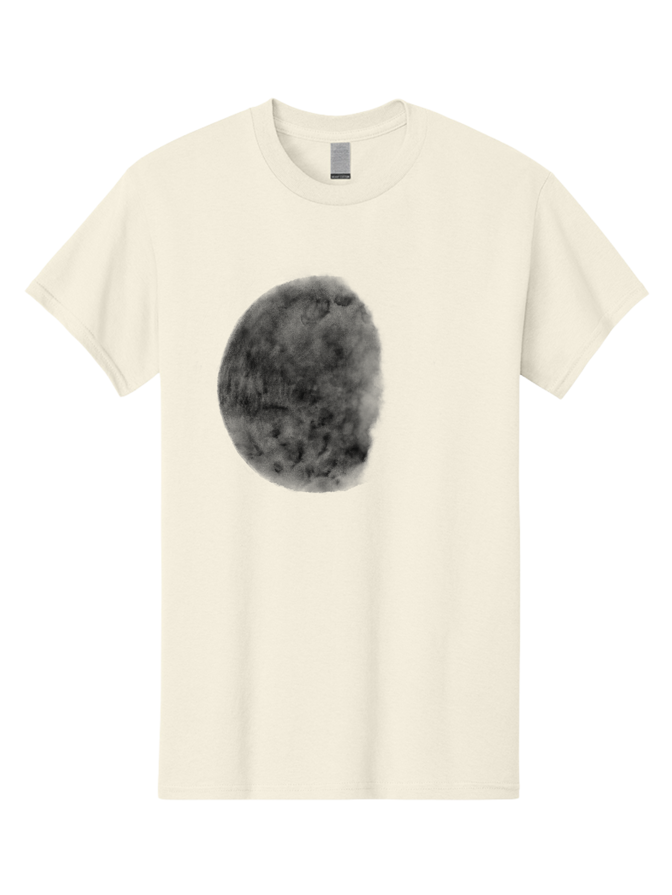 Dark-Orb Men'S Graphic Tee, 100% Cotton, Comfortable Casual Summer Wear, Machine Washable, Dark Green Sphere, Textured Surface, Mysterious Object, Abstract Design, Unique Visual Effect, 3D Rendering, Spherical Shape, Digital Art, Aac302