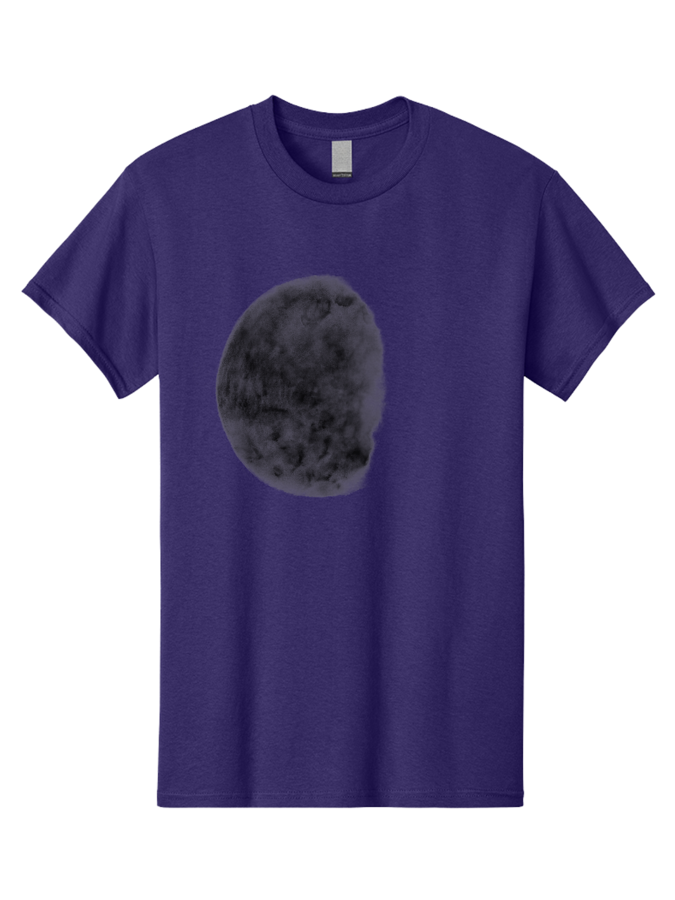 Dark-Orb Men'S Graphic Tee, 100% Cotton, Comfortable Casual Summer Wear, Machine Washable, Dark Green Sphere, Textured Surface, Mysterious Object, Abstract Design, Unique Visual Effect, 3D Rendering, Spherical Shape, Digital Art, Aac302