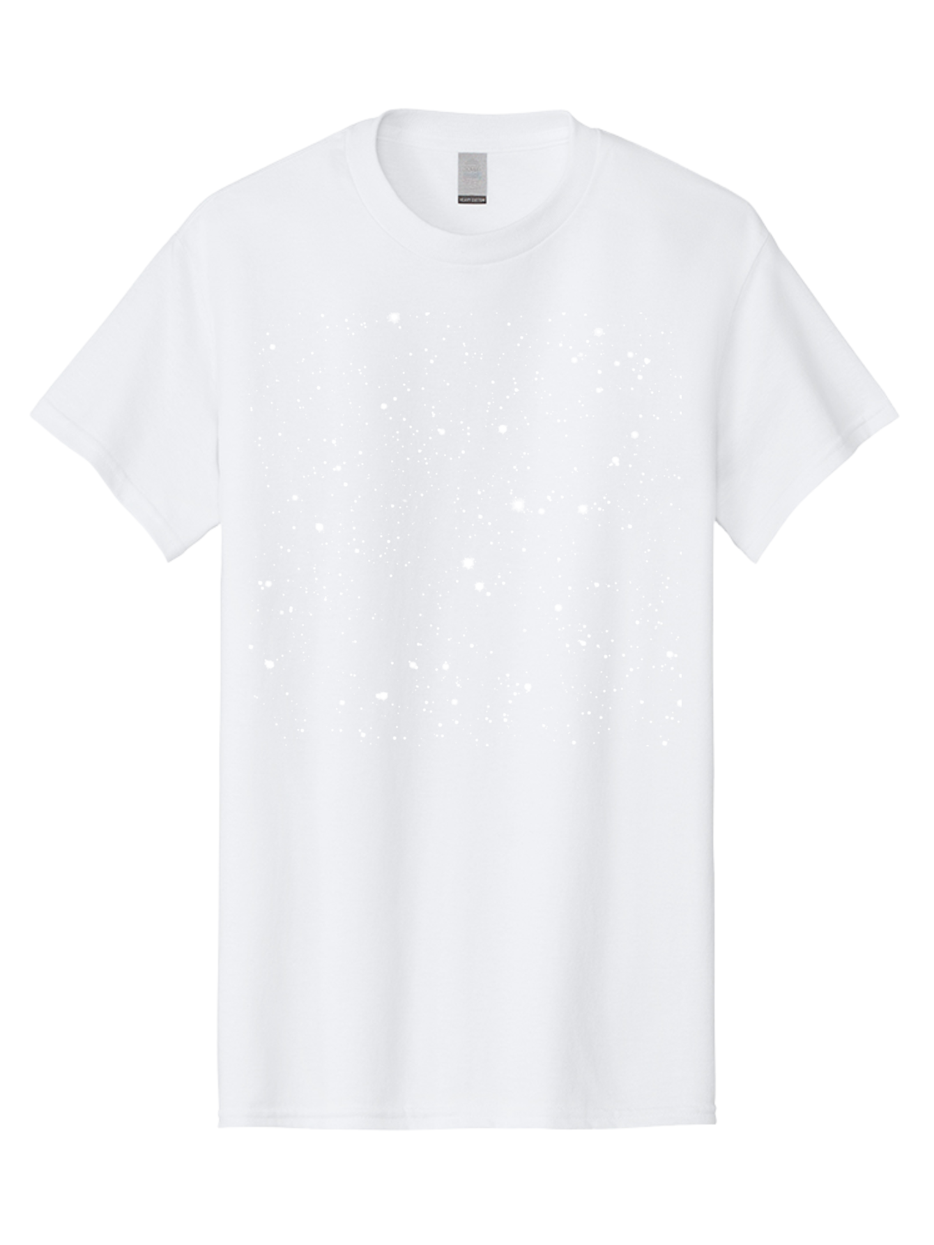 Falling-Snow Men'S Graphic Tee, 100% Cotton, Comfortable Casual Summer Wear, Machine Washable, Falling Snow, White Snowflakes, Snowfall Effect, Winter Wonderland, Festive Atmosphere, Holiday Graphics, Snowy Scene, Animation Background Aac307