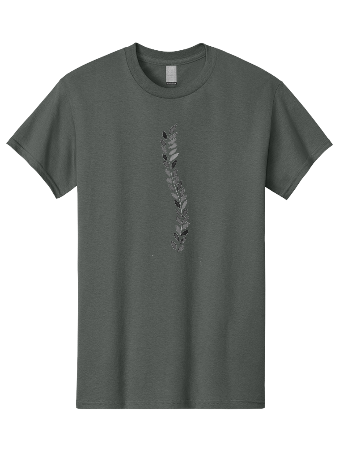 Indigo-Leaves Men'S Graphic Tee, 100% Cotton, Comfortable Casual Summer Wear, Machine Washable, Purple Leaves, Floral Design, Leaf Pattern, Artistic Foliage, Elegant Graphics, Nature-Inspired Art, Purple And Black Leaves Aac327