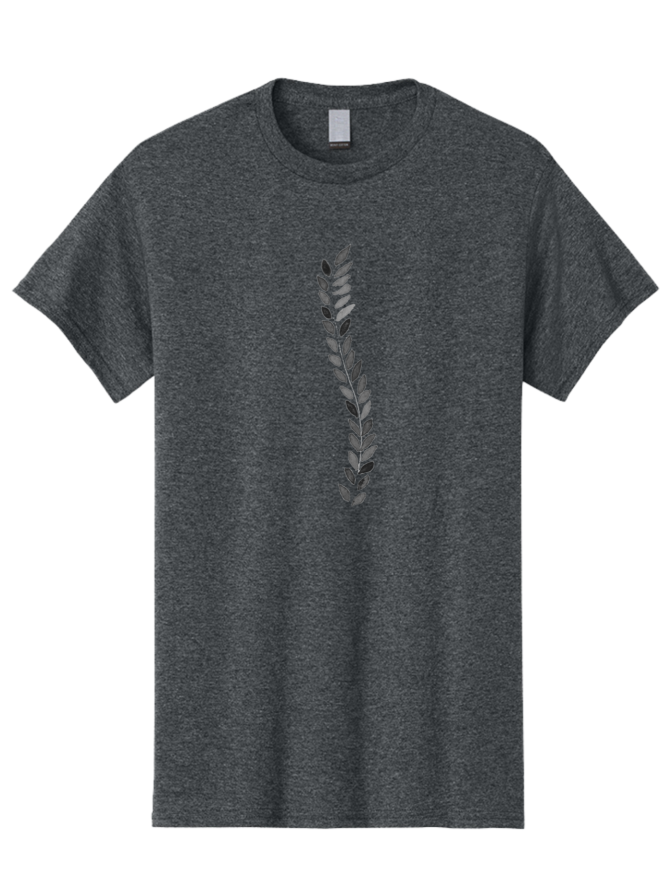 Indigo-Leaves Men'S Graphic Tee, 100% Cotton, Comfortable Casual Summer Wear, Machine Washable, Purple Leaves, Floral Design, Leaf Pattern, Artistic Foliage, Elegant Graphics, Nature-Inspired Art, Purple And Black Leaves Aac327