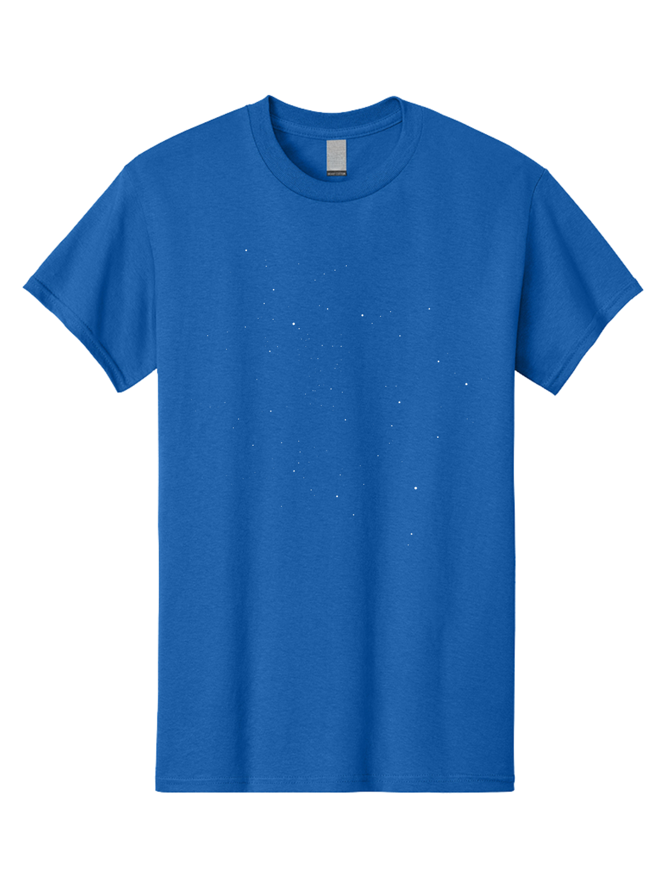 White-Dots Men'S Graphic Tee, 100% Cotton, Comfortable Casual Summer Wear, Machine Washable, White Particles, Random Particles, Small Particles, Scattered Elements, Abstract Texture, Dynamic Dots, Particle Effect Aac362