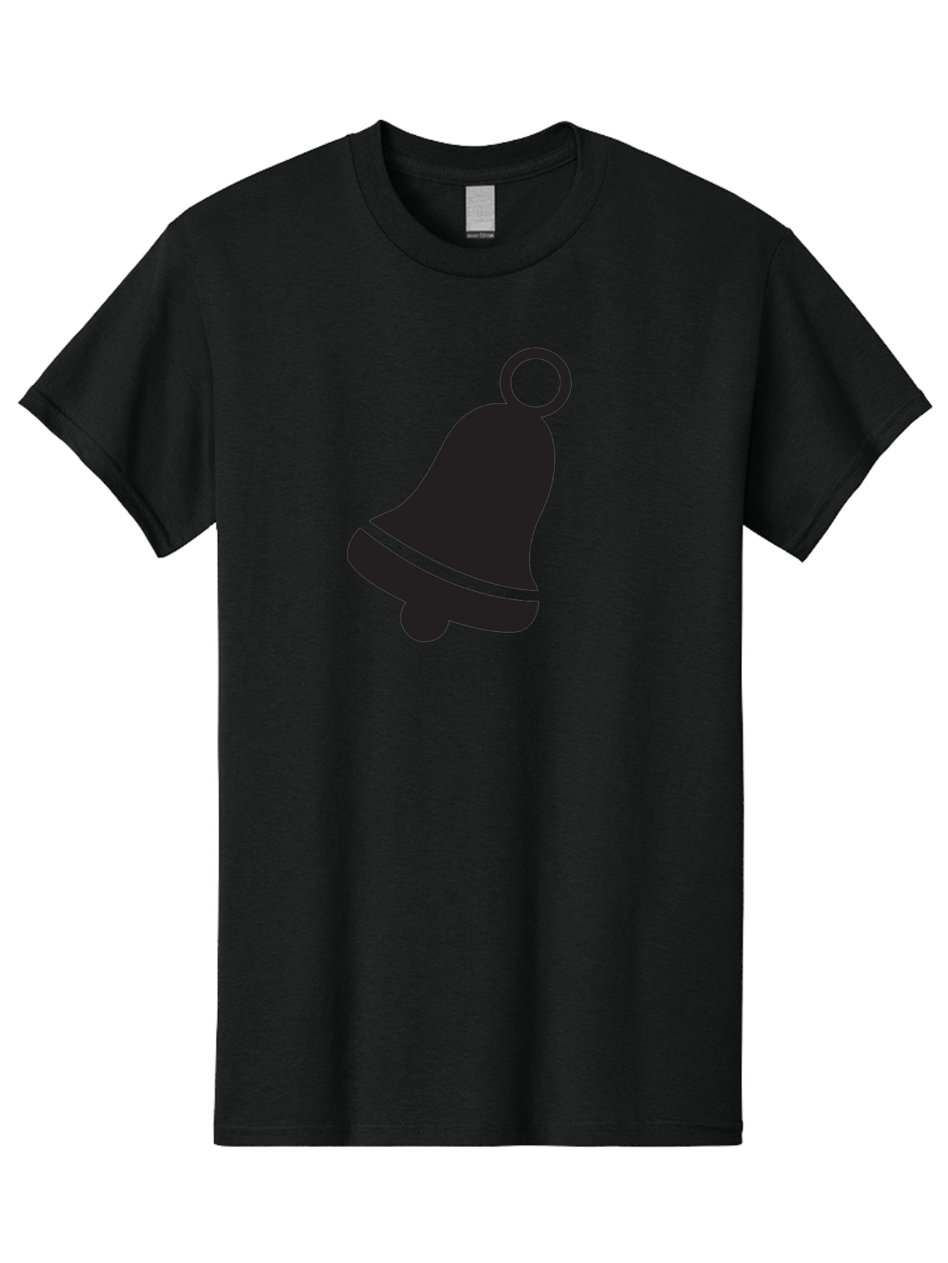Bell-Icon Men'S Graphic Tee, 100% Cotton, Comfortable Casual Summer Wear, Machine Washable, Notification Symbol, Alert Icon, Reminder Sign, Notification Bell, Message Alert, Bell Notification, Social Media Notification, App Notification Aac509