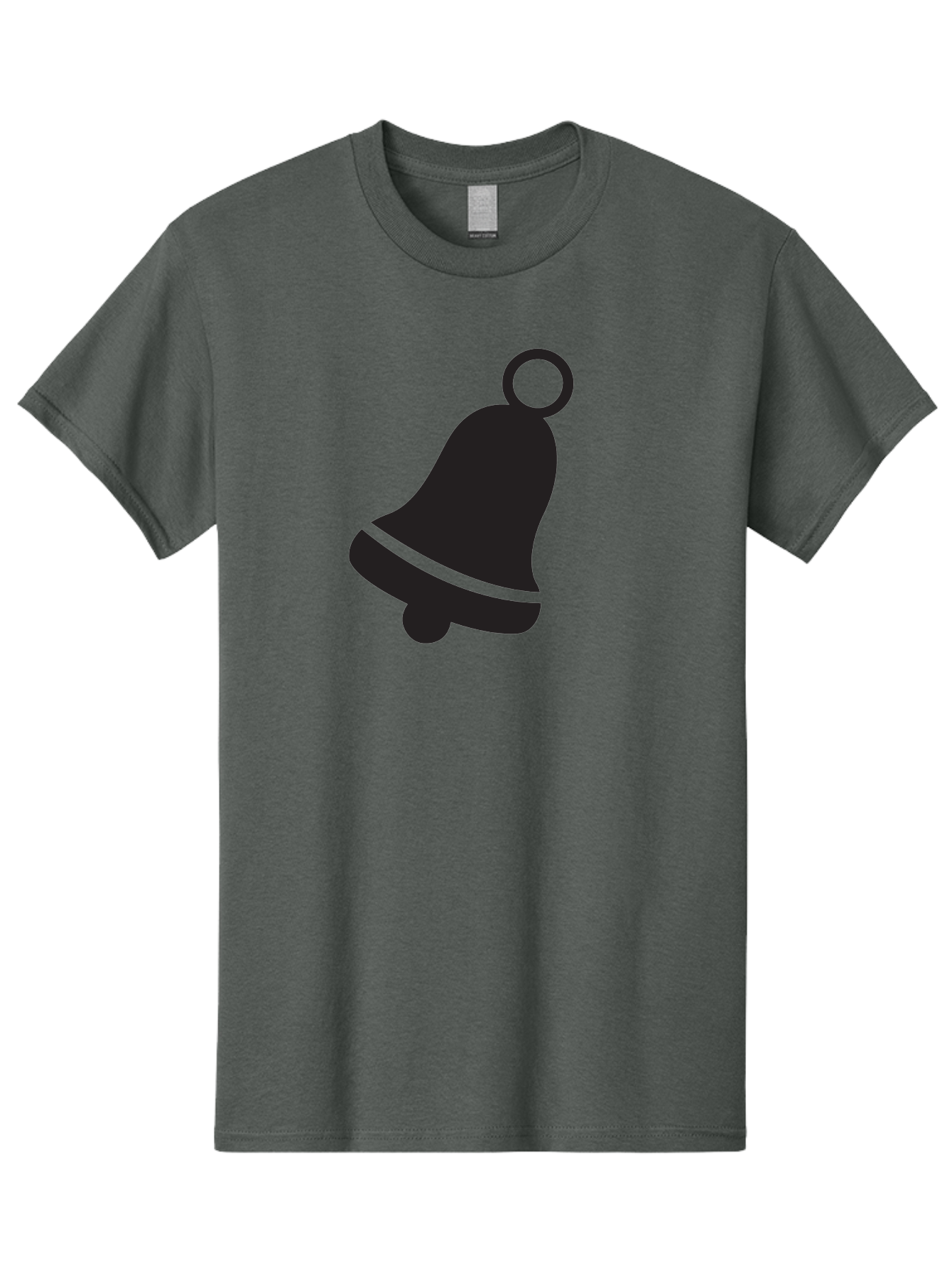 Bell-Icon Men'S Graphic Tee, 100% Cotton, Comfortable Casual Summer Wear, Machine Washable, Notification Symbol, Alert Icon, Reminder Sign, Notification Bell, Message Alert, Bell Notification, Social Media Notification, App Notification Aac509