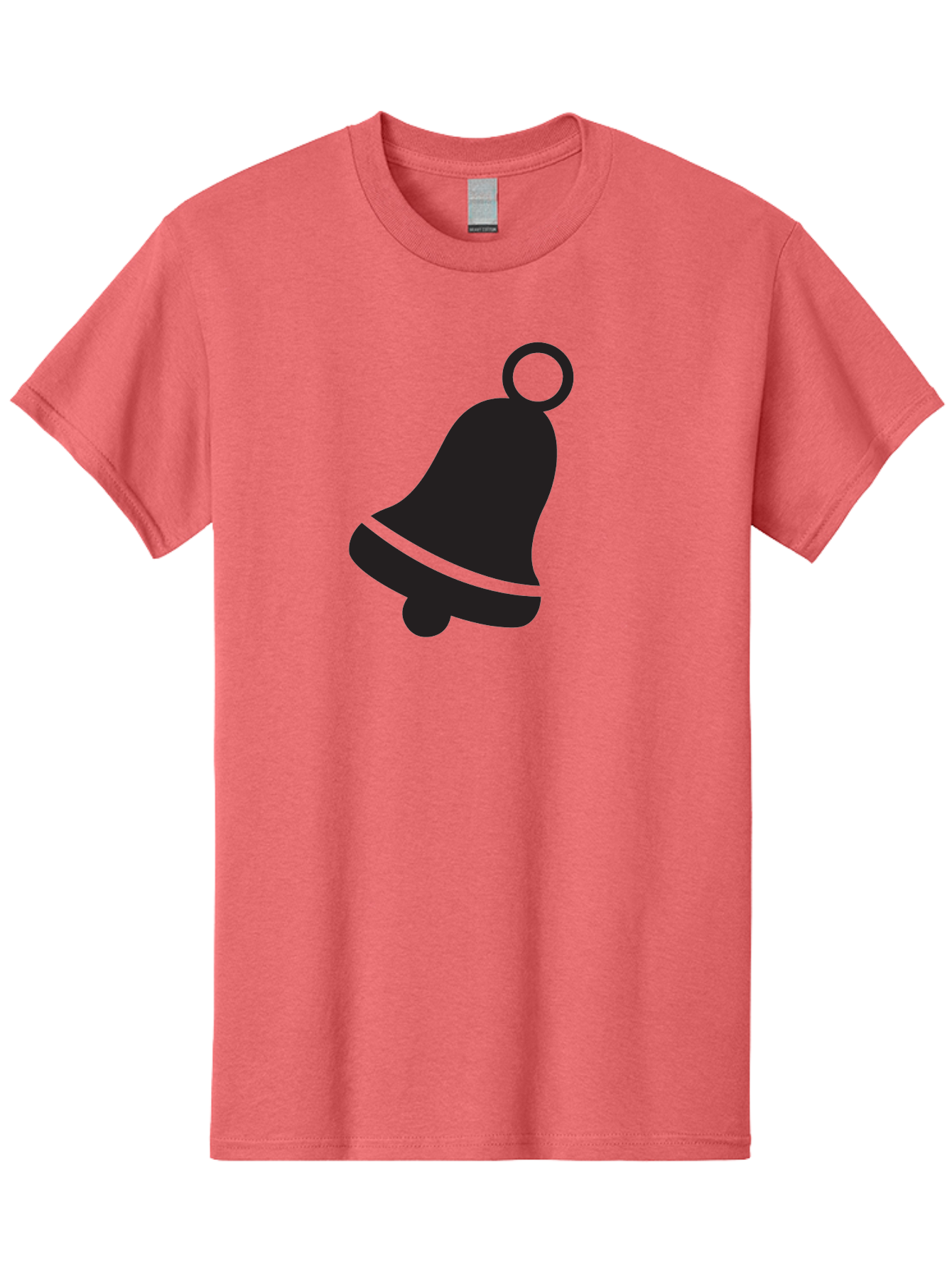 Bell-Icon Men'S Graphic Tee, 100% Cotton, Comfortable Casual Summer Wear, Machine Washable, Notification Symbol, Alert Icon, Reminder Sign, Notification Bell, Message Alert, Bell Notification, Social Media Notification, App Notification Aac509