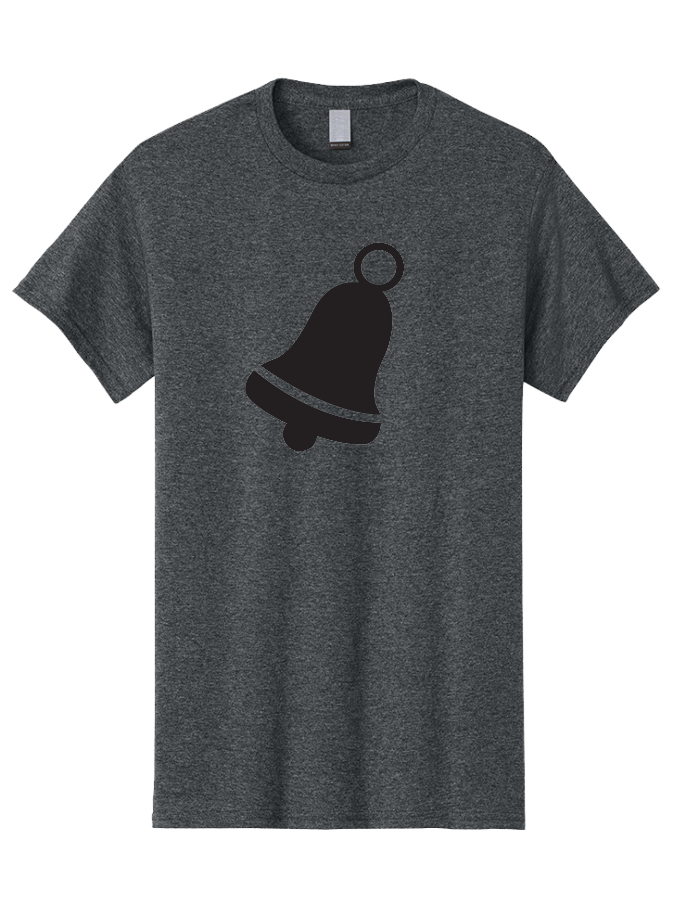 Bell-Icon Men'S Graphic Tee, 100% Cotton, Comfortable Casual Summer Wear, Machine Washable, Notification Symbol, Alert Icon, Reminder Sign, Notification Bell, Message Alert, Bell Notification, Social Media Notification, App Notification Aac509