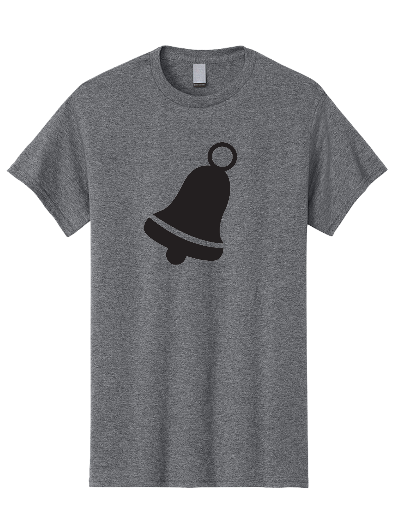 Bell-Icon Men'S Graphic Tee, 100% Cotton, Comfortable Casual Summer Wear, Machine Washable, Notification Symbol, Alert Icon, Reminder Sign, Notification Bell, Message Alert, Bell Notification, Social Media Notification, App Notification Aac509