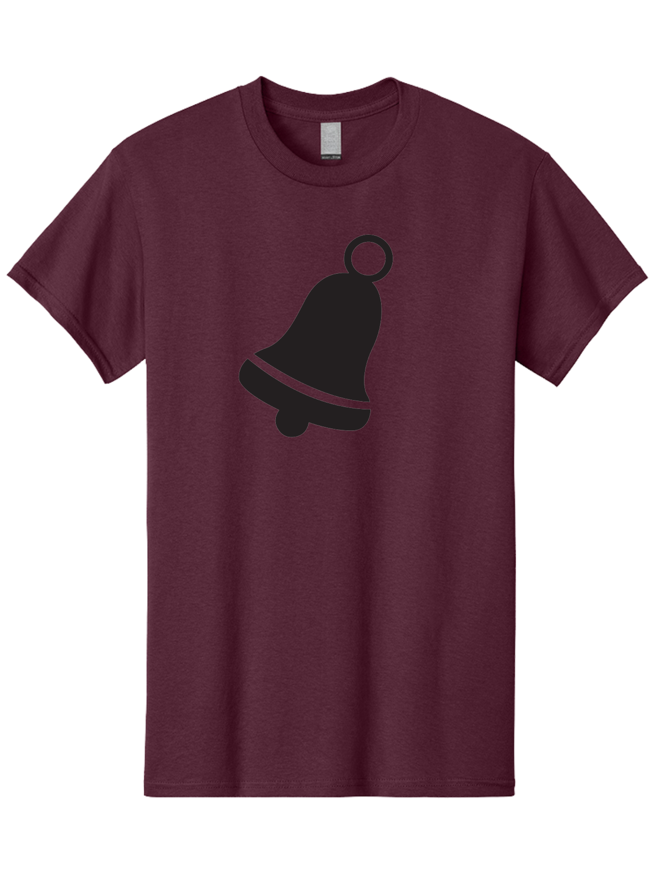 Bell-Icon Men'S Graphic Tee, 100% Cotton, Comfortable Casual Summer Wear, Machine Washable, Notification Symbol, Alert Icon, Reminder Sign, Notification Bell, Message Alert, Bell Notification, Social Media Notification, App Notification Aac509