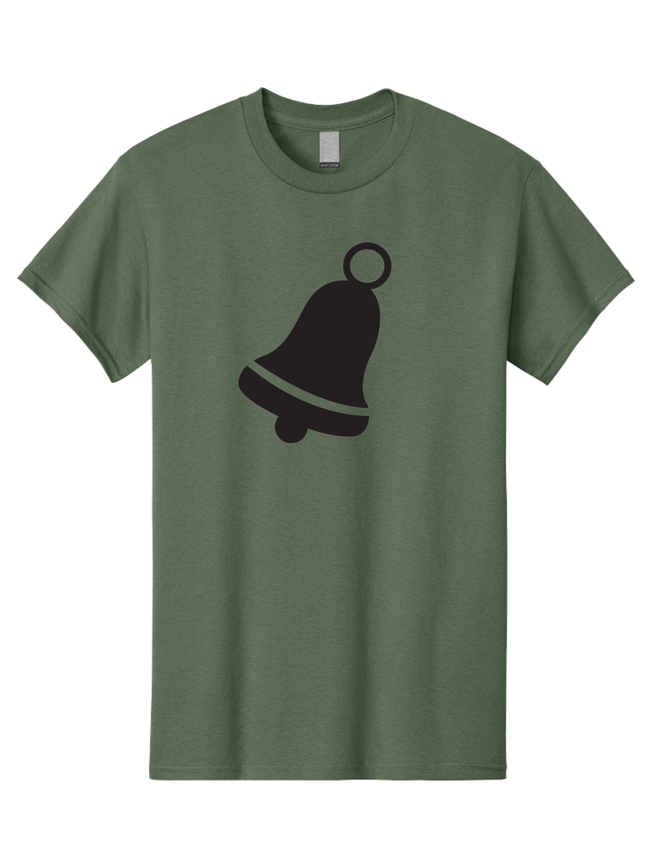Bell-Icon Men'S Graphic Tee, 100% Cotton, Comfortable Casual Summer Wear, Machine Washable, Notification Symbol, Alert Icon, Reminder Sign, Notification Bell, Message Alert, Bell Notification, Social Media Notification, App Notification Aac509