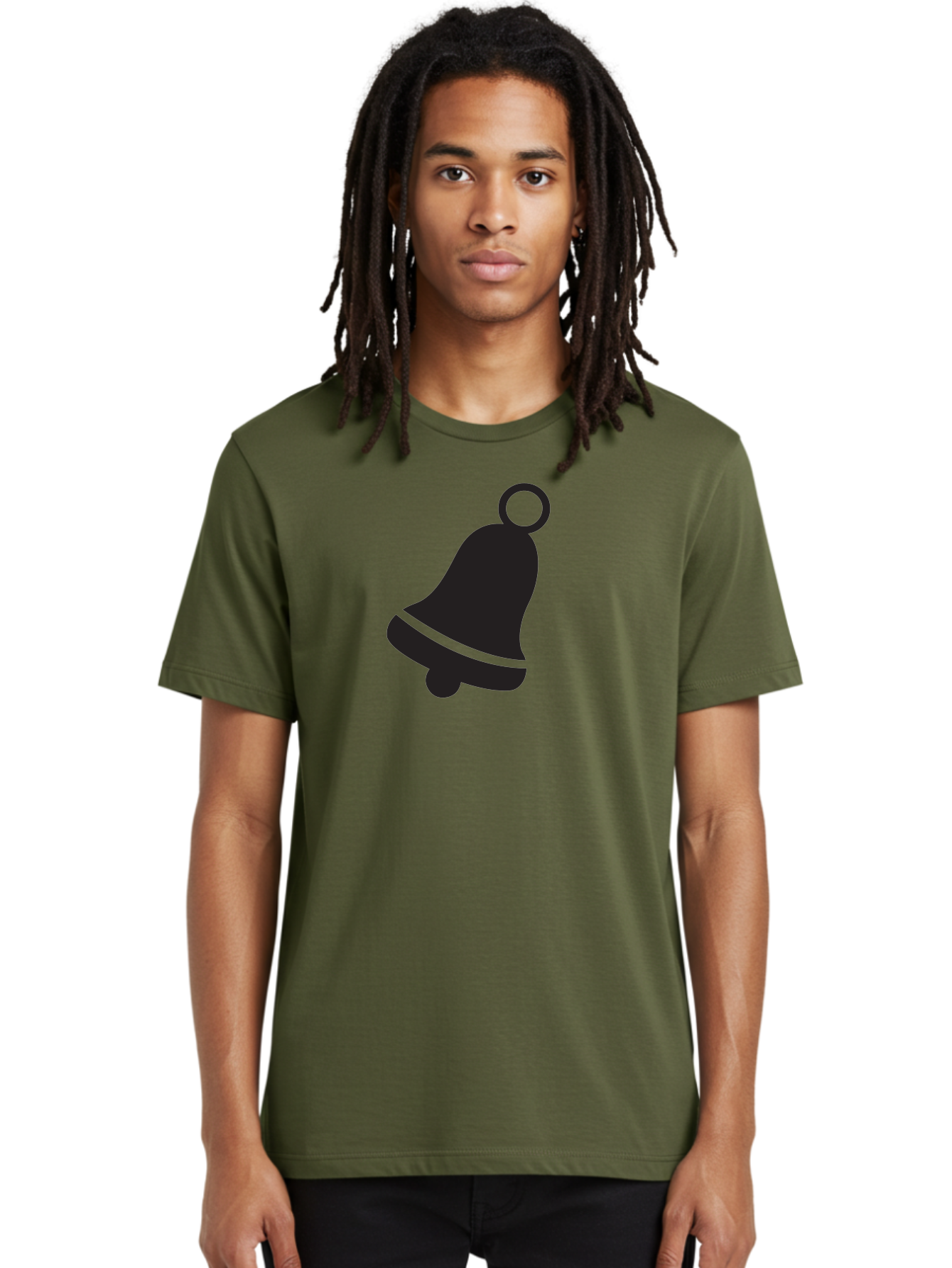 Bell-Icon Men'S Graphic Tee, 100% Cotton, Comfortable Casual Summer Wear, Machine Washable, Notification Symbol, Alert Icon, Reminder Sign, Notification Bell, Message Alert, Bell Notification, Social Media Notification, App Notification Aac509