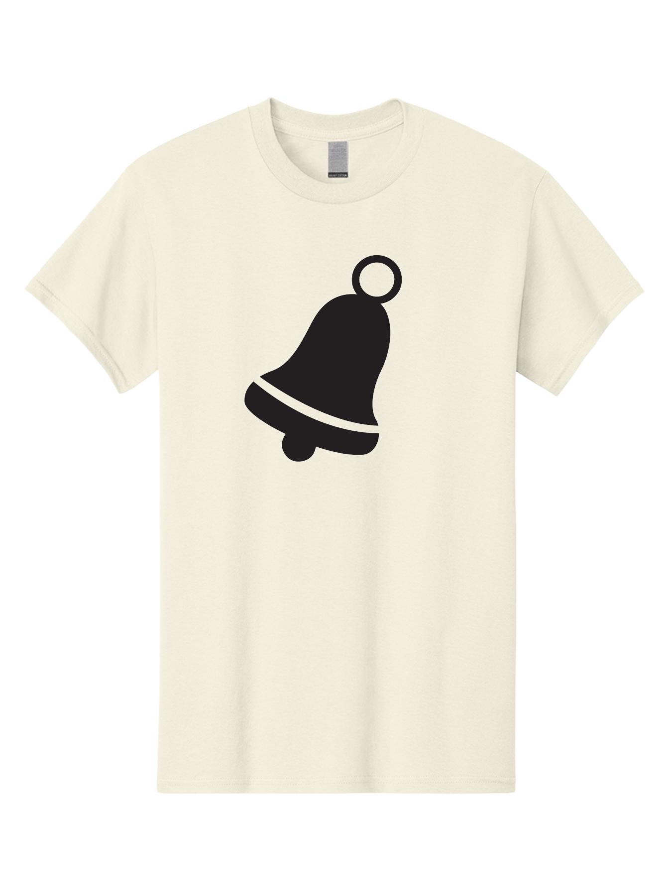 Bell-Icon Men'S Graphic Tee, 100% Cotton, Comfortable Casual Summer Wear, Machine Washable, Notification Symbol, Alert Icon, Reminder Sign, Notification Bell, Message Alert, Bell Notification, Social Media Notification, App Notification Aac509