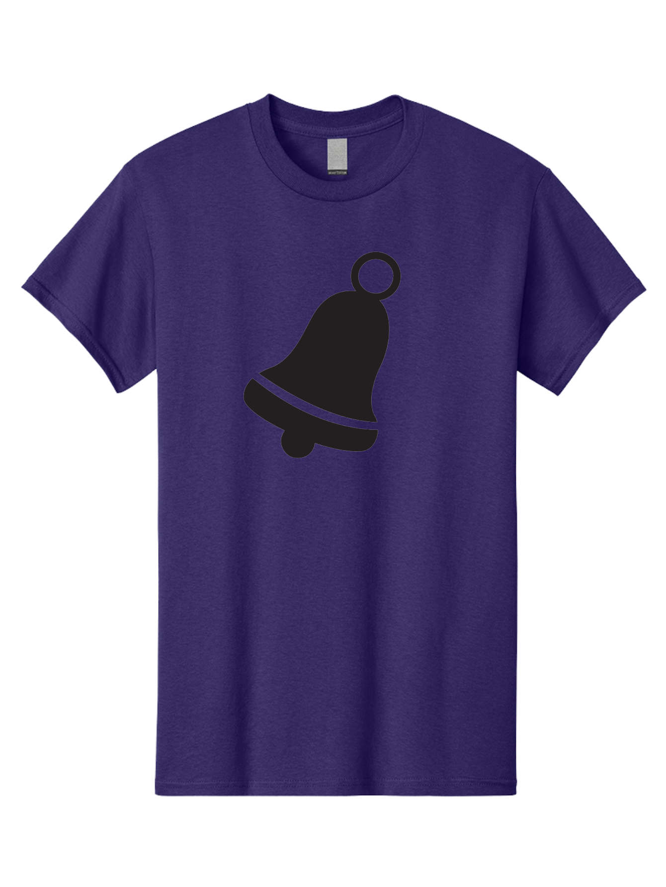 Bell-Icon Men'S Graphic Tee, 100% Cotton, Comfortable Casual Summer Wear, Machine Washable, Notification Symbol, Alert Icon, Reminder Sign, Notification Bell, Message Alert, Bell Notification, Social Media Notification, App Notification Aac509