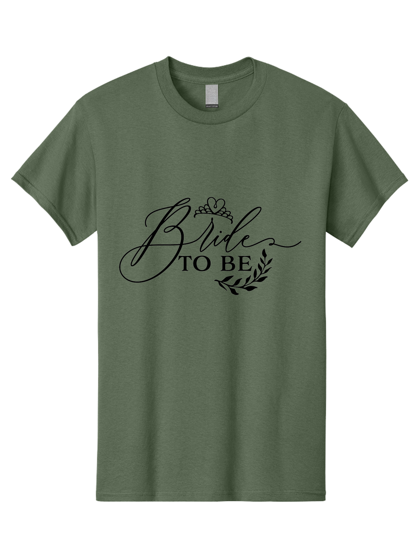 Bride-To-Be Men'S Graphic Tee, 100% Cotton, Comfortable Casual Summer Wear, Machine Washable, Bridal Party, Wedding Decorations, Bachelorette Party, Bridesmaid Gifts, Wedding Accessories, Tiara, Laurel Leaves, Bridal Shower Aac545