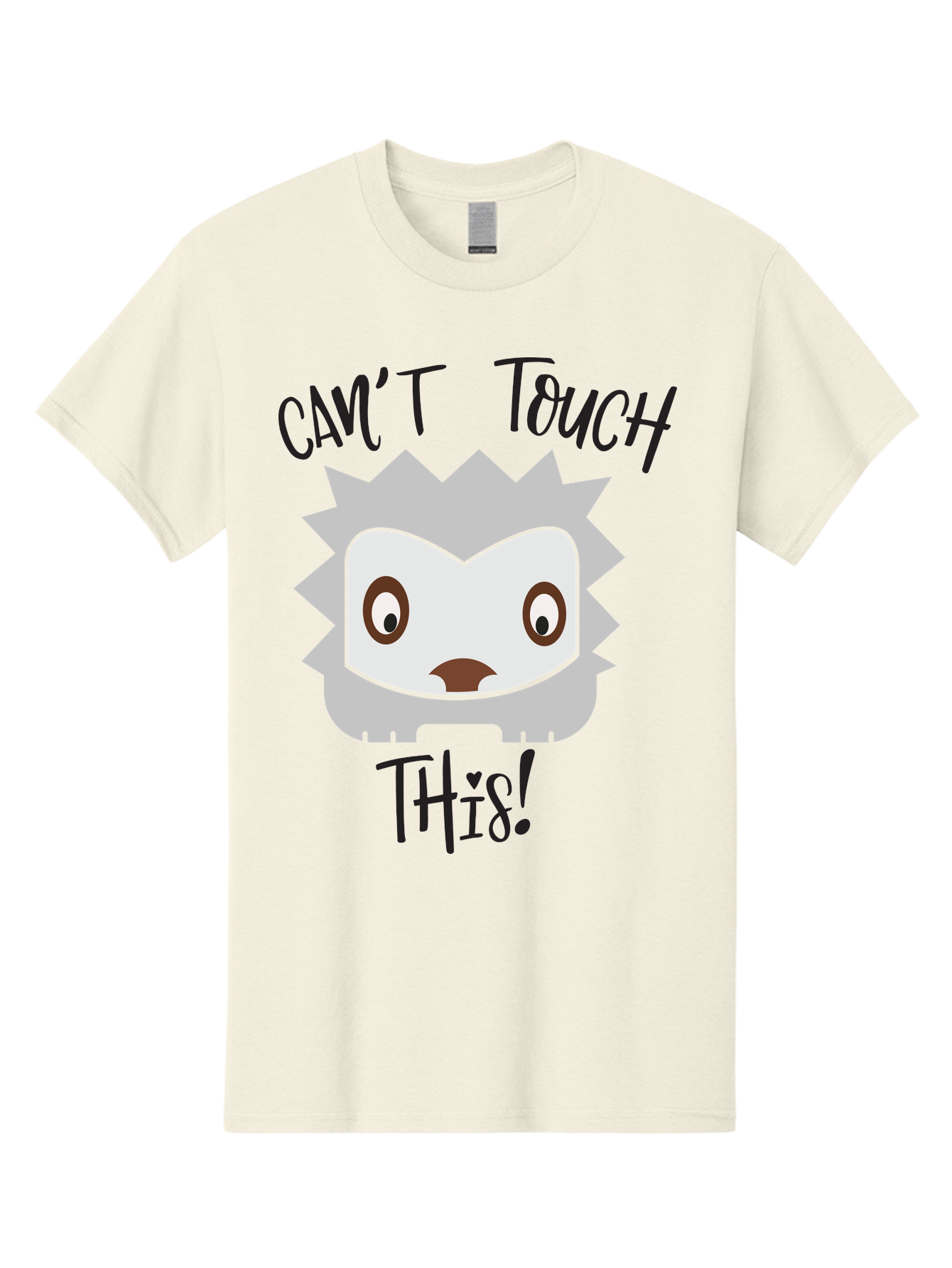 Can-T-Touch-This-Hedgehog Men'S Graphic Tee, 100% Cotton, Comfortable Casual Summer Wear, Machine Washable, Funny Hedgehog, Cartoon Character, Cute Animal, Humorous Illustration, Playful Design, Prickly Creature, Can'T Touch This Aac564