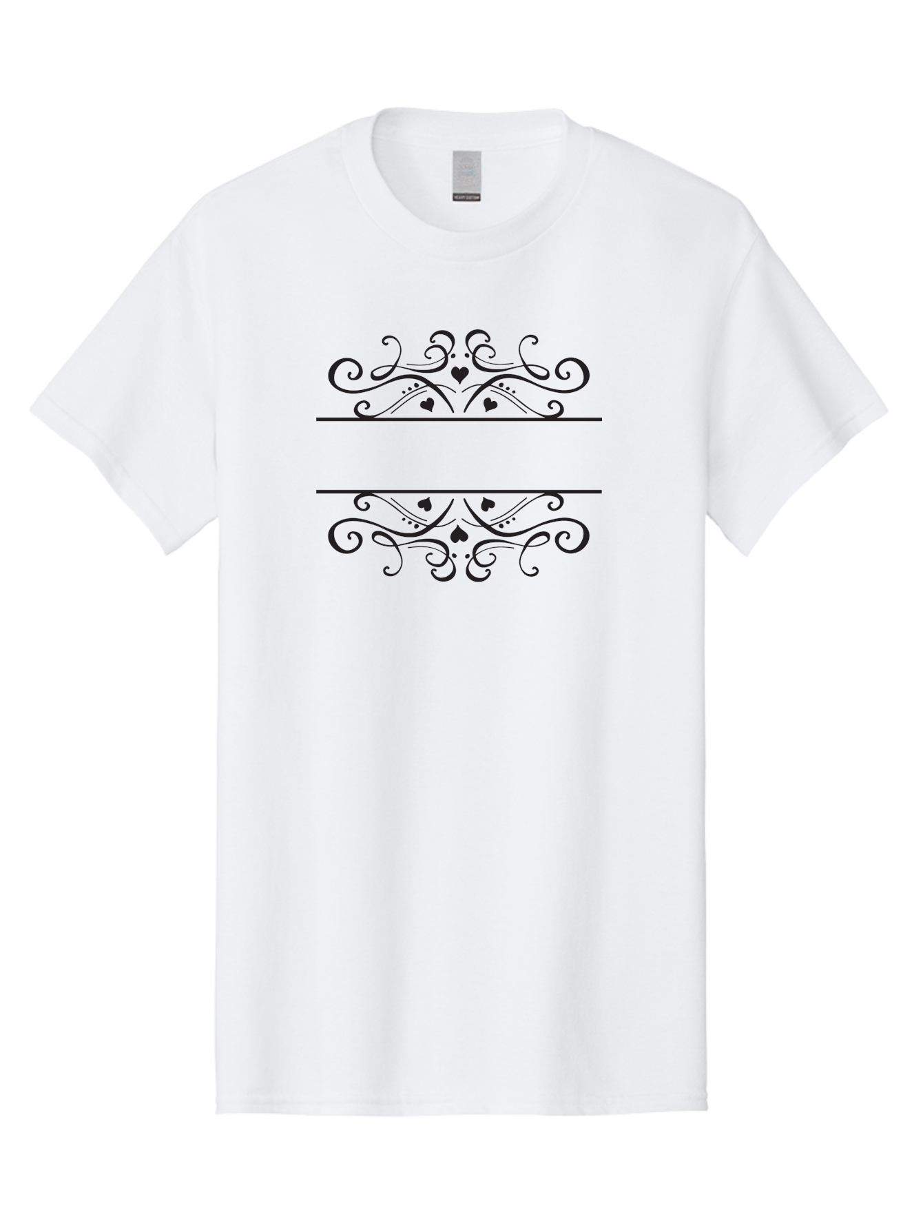 Card-Suit-Ornate-Frames Men'S Graphic Tee, 100% Cotton, Comfortable Casual Summer Wear, Machine Washable, Playing Card Suits, Hearts, Clubs, Diamonds, Spades, Ornate Designs, Decorative Frames, Floral Patterns, Vintage Style, Casino Theme Aac569