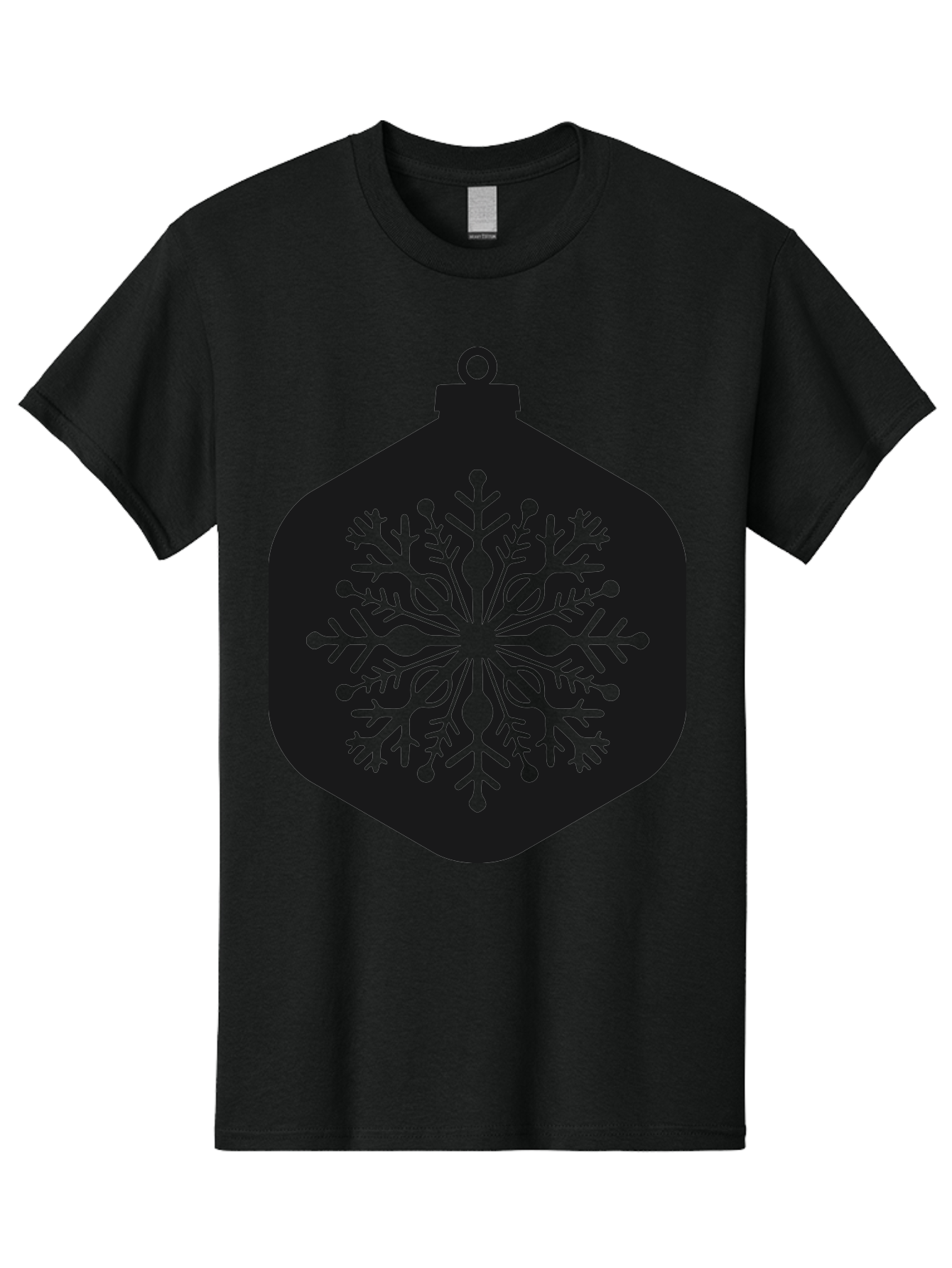 Christmas-Ornament-Snowflake Men'S Graphic Tee, 100% Cotton, Comfortable Casual Summer Wear, Machine Washable, Christmas Ornament, Snowflake Design, Festive Decor, Holiday Symbol, Winter Wonderland, Seasonal Charm, Elegant Pattern, Aac583