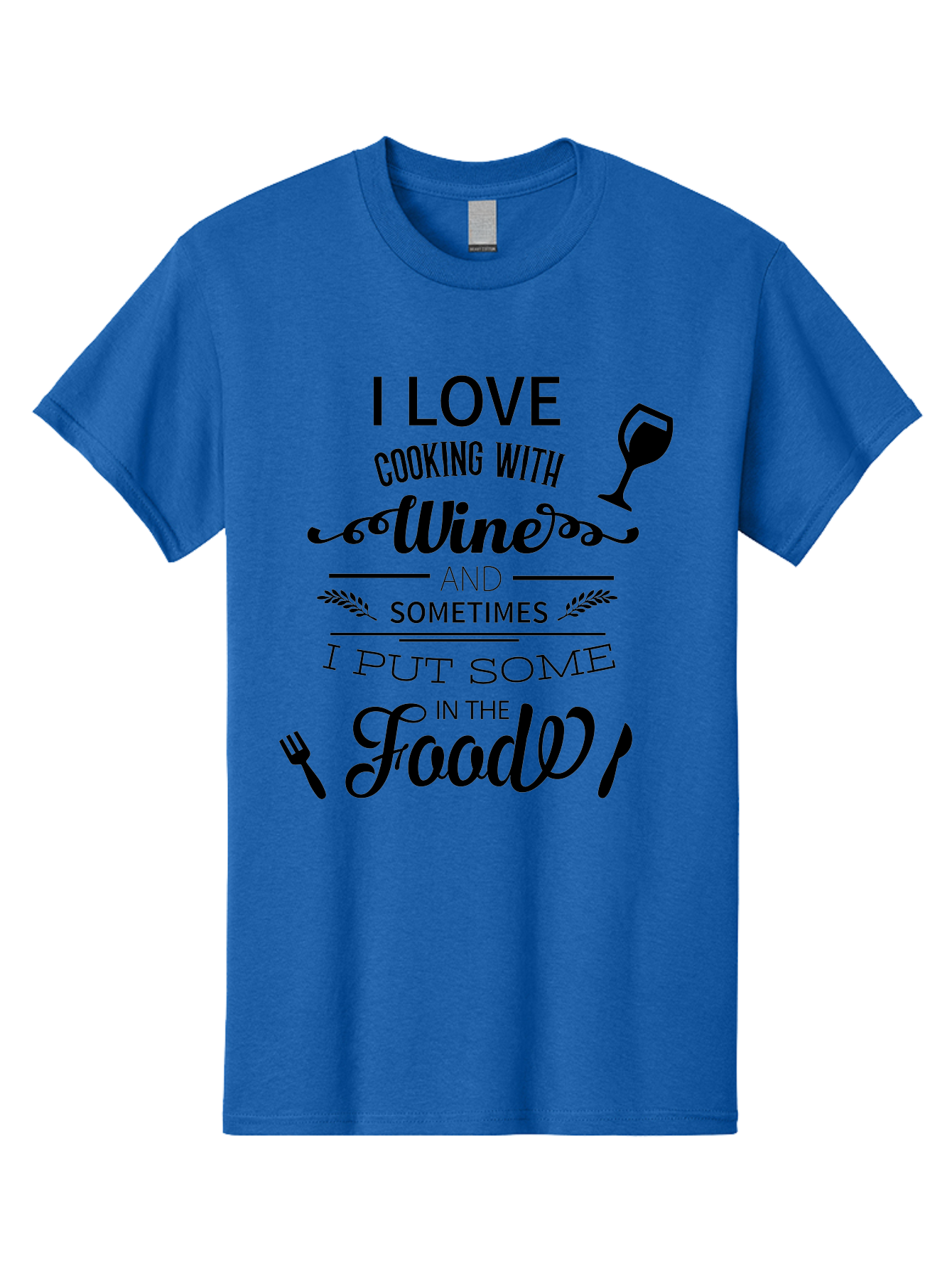 Cooking-With-Wine Men'S Graphic Tee, 100% Cotton, Comfortable Casual Summer Wear, Machine Washable, Cooking With Wine, Wine Quote, Funny Kitchen Humor, Wine Lover Gift, Culinary Arts, Kitchen Decor Inspiration, Chef'S Wit Aac608