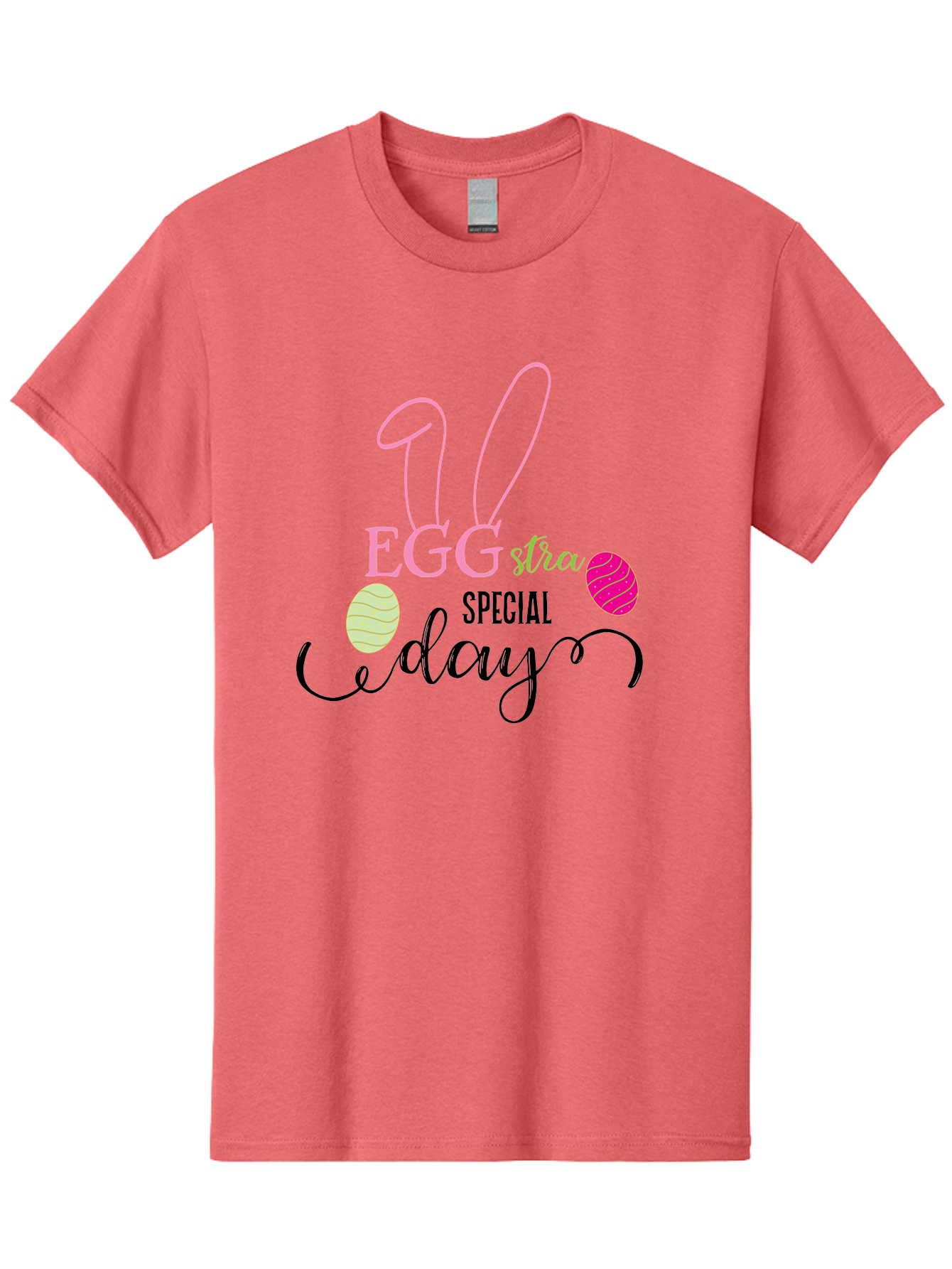 Eggstra-Special-Day Men'S Graphic Tee, 100% Cotton, Comfortable Casual Summer Wear, Machine Washable, Easter Eggs, Bunny Ears, Easter Celebration, Springtime Festivities, Holiday Graphics, Easter-Themed Decor, Festive Eggs, Easter Egg Hunt Aac684