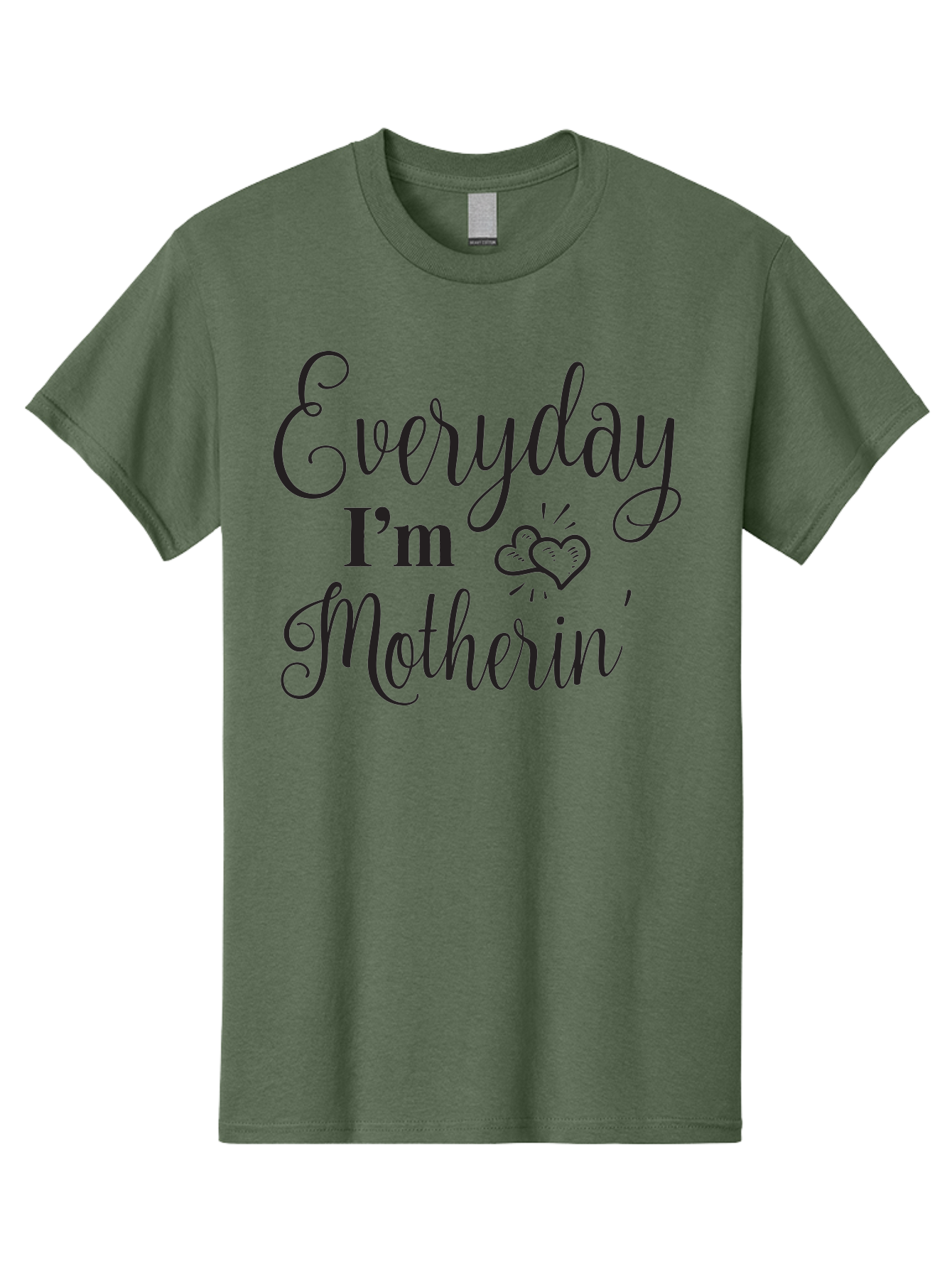 Everyday-I-M-Motherin Men'S Graphic Tee, 100% Cotton, Comfortable Casual Summer Wear, Machine Washable, Funny Mother In Law Quote, Quirky Humor, Humorous Saying, Mother In Law Gift, Funny Gift Ideas, Sarcastic Quote, Humorous Phrases, Aac693