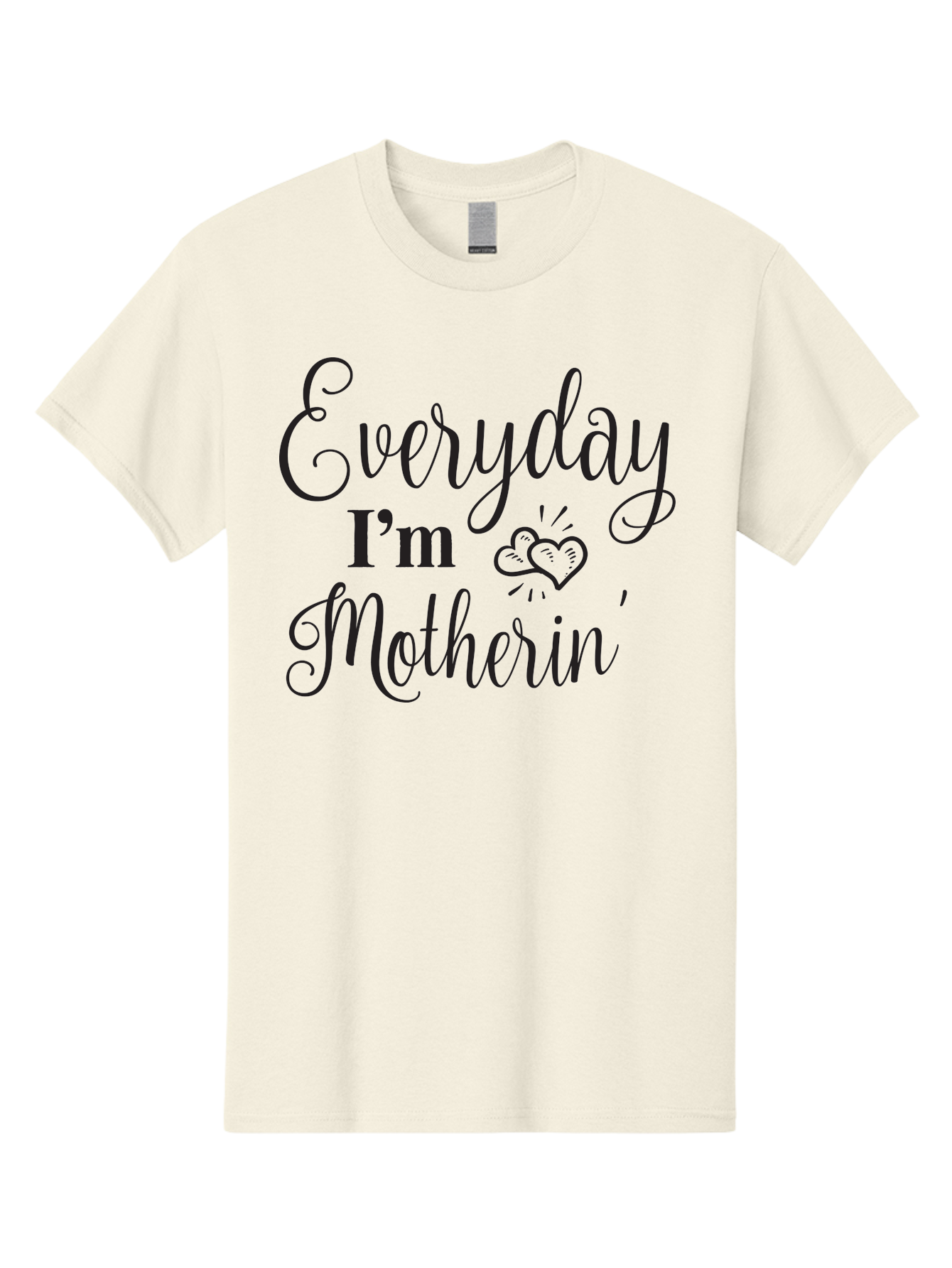 Everyday-I-M-Motherin Men'S Graphic Tee, 100% Cotton, Comfortable Casual Summer Wear, Machine Washable, Funny Mother In Law Quote, Quirky Humor, Humorous Saying, Mother In Law Gift, Funny Gift Ideas, Sarcastic Quote, Humorous Phrases, Aac693