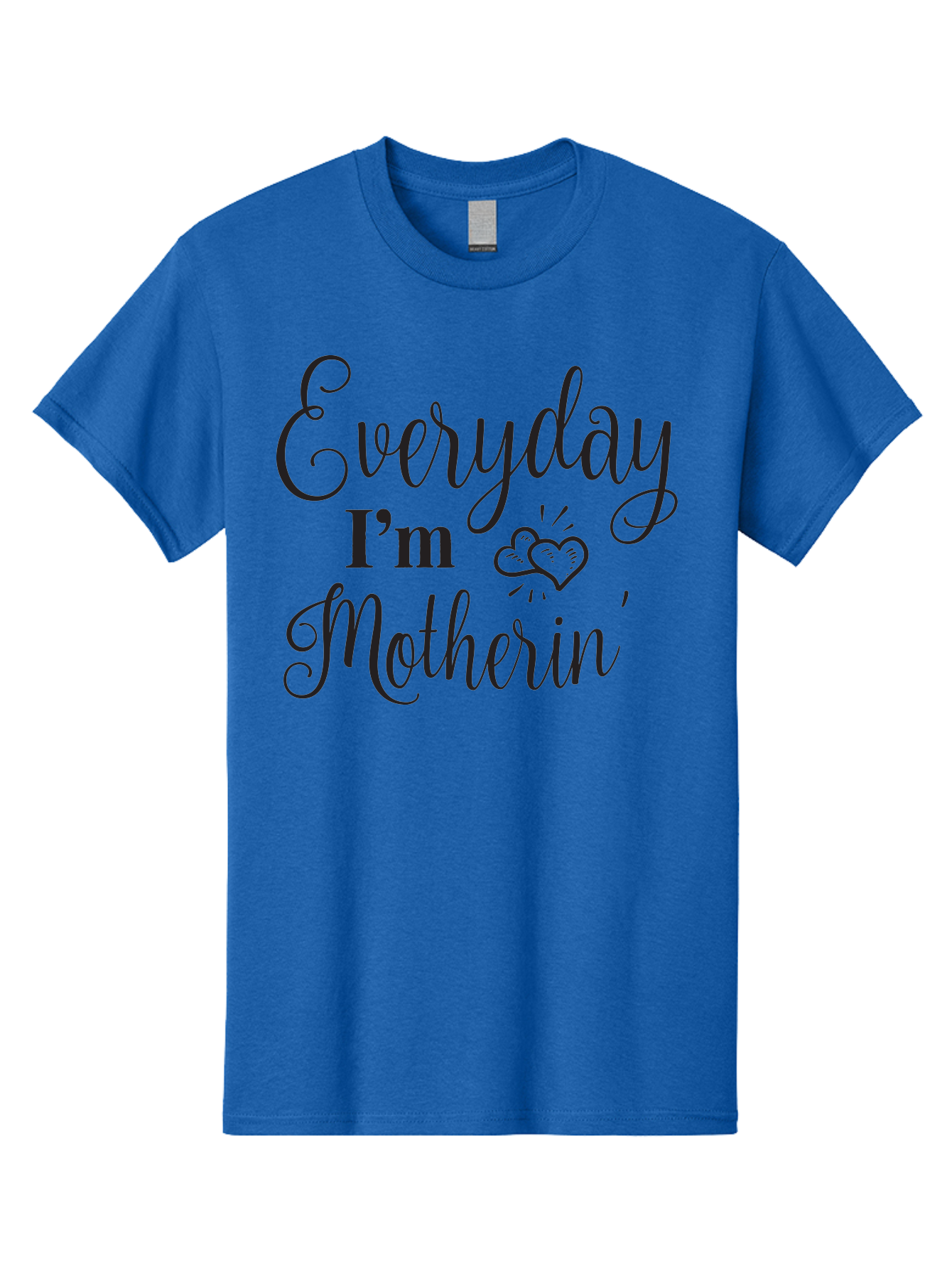 Everyday-I-M-Motherin Men'S Graphic Tee, 100% Cotton, Comfortable Casual Summer Wear, Machine Washable, Funny Mother In Law Quote, Quirky Humor, Humorous Saying, Mother In Law Gift, Funny Gift Ideas, Sarcastic Quote, Humorous Phrases, Aac693
