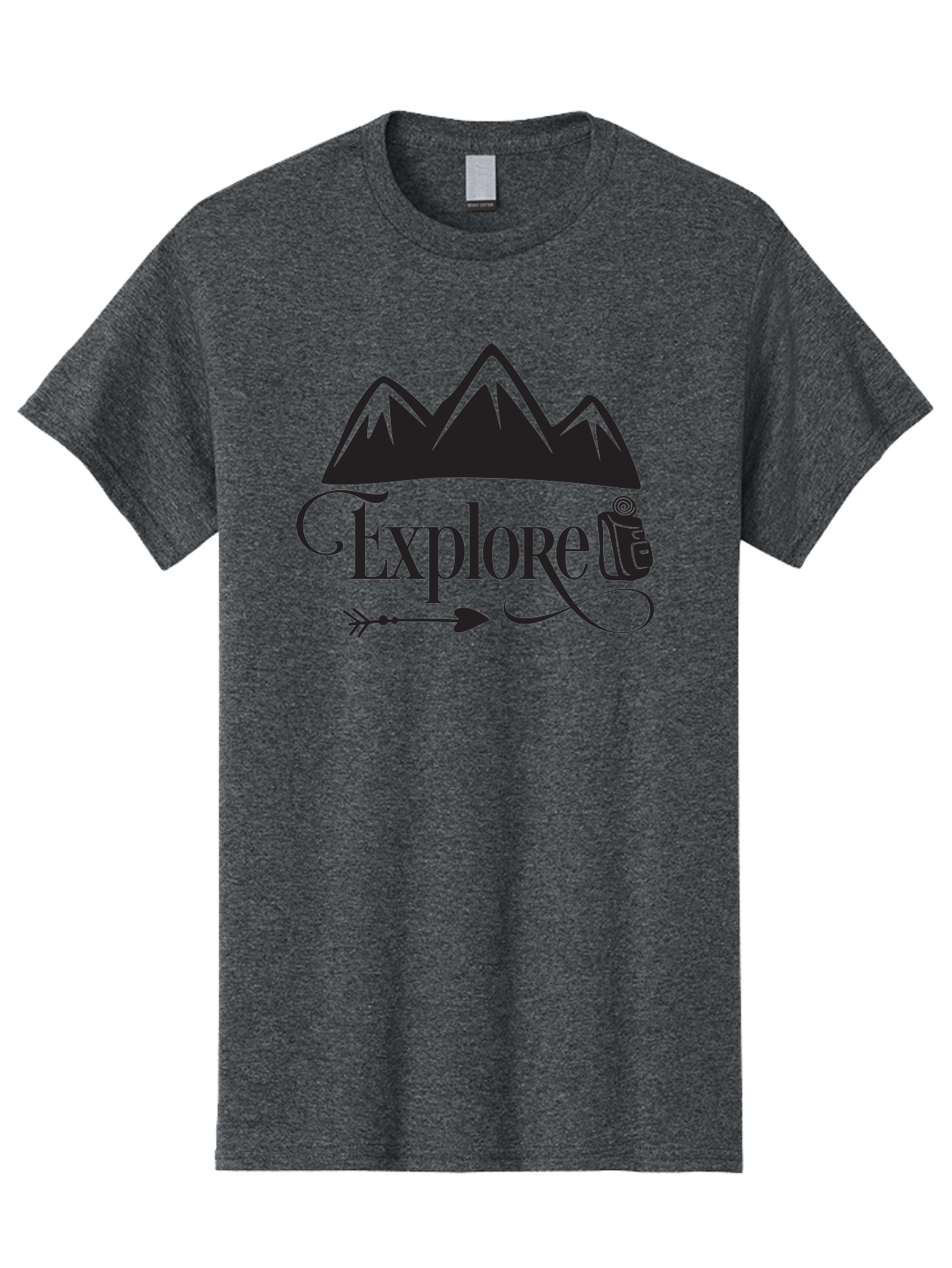 Explored Men'S Graphic Tee, 100% Cotton, Comfortable Casual Summer Wear, Machine Washable, Explore, Adventure, Travel, Mountains, Tourism, Expedition, Discovery, Wanderlust, Adventure Travel, Exploration Aac698