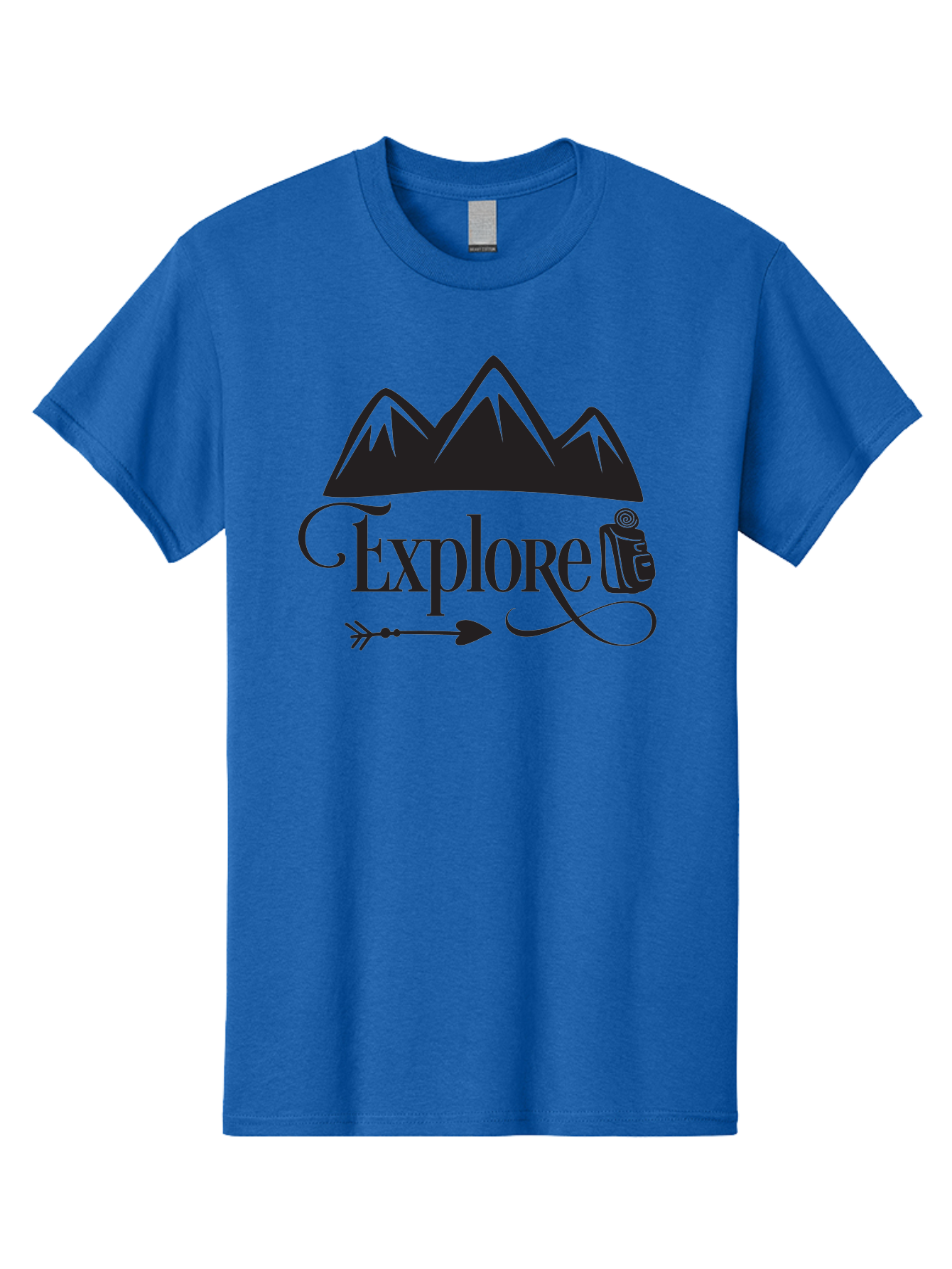 Explored Men'S Graphic Tee, 100% Cotton, Comfortable Casual Summer Wear, Machine Washable, Explore, Adventure, Travel, Mountains, Tourism, Expedition, Discovery, Wanderlust, Adventure Travel, Exploration Aac698