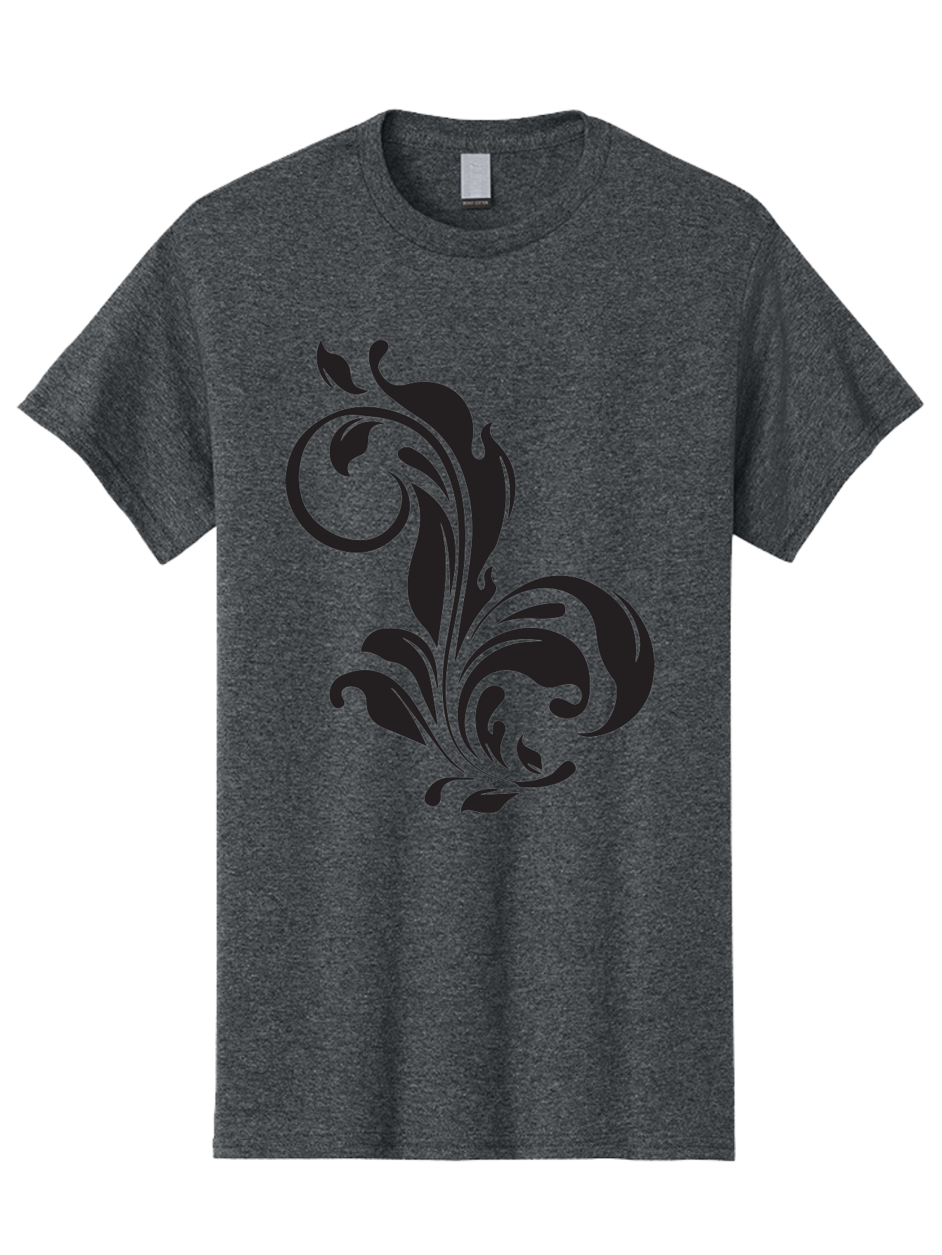 Floral-Design-3 Men'S Graphic Tee, 100% Cotton, Comfortable Casual Summer Wear, Machine Washable, Floral Motif, Decorative Element, Luxury Design, Abstract Art, Elegant Pattern, Ornate Style, Classic Symbol Aac723