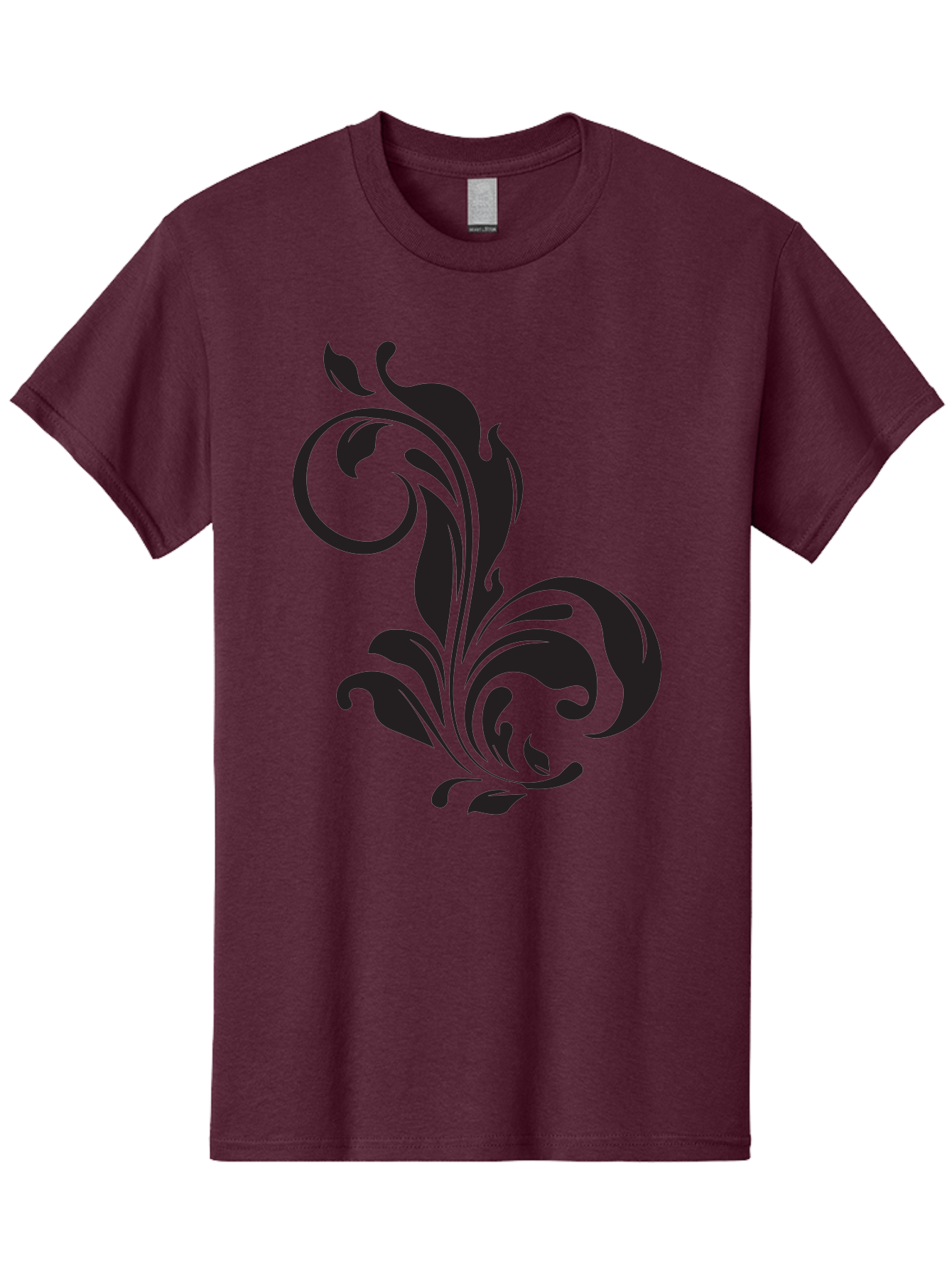 Floral-Design-3 Men'S Graphic Tee, 100% Cotton, Comfortable Casual Summer Wear, Machine Washable, Floral Motif, Decorative Element, Luxury Design, Abstract Art, Elegant Pattern, Ornate Style, Classic Symbol Aac723