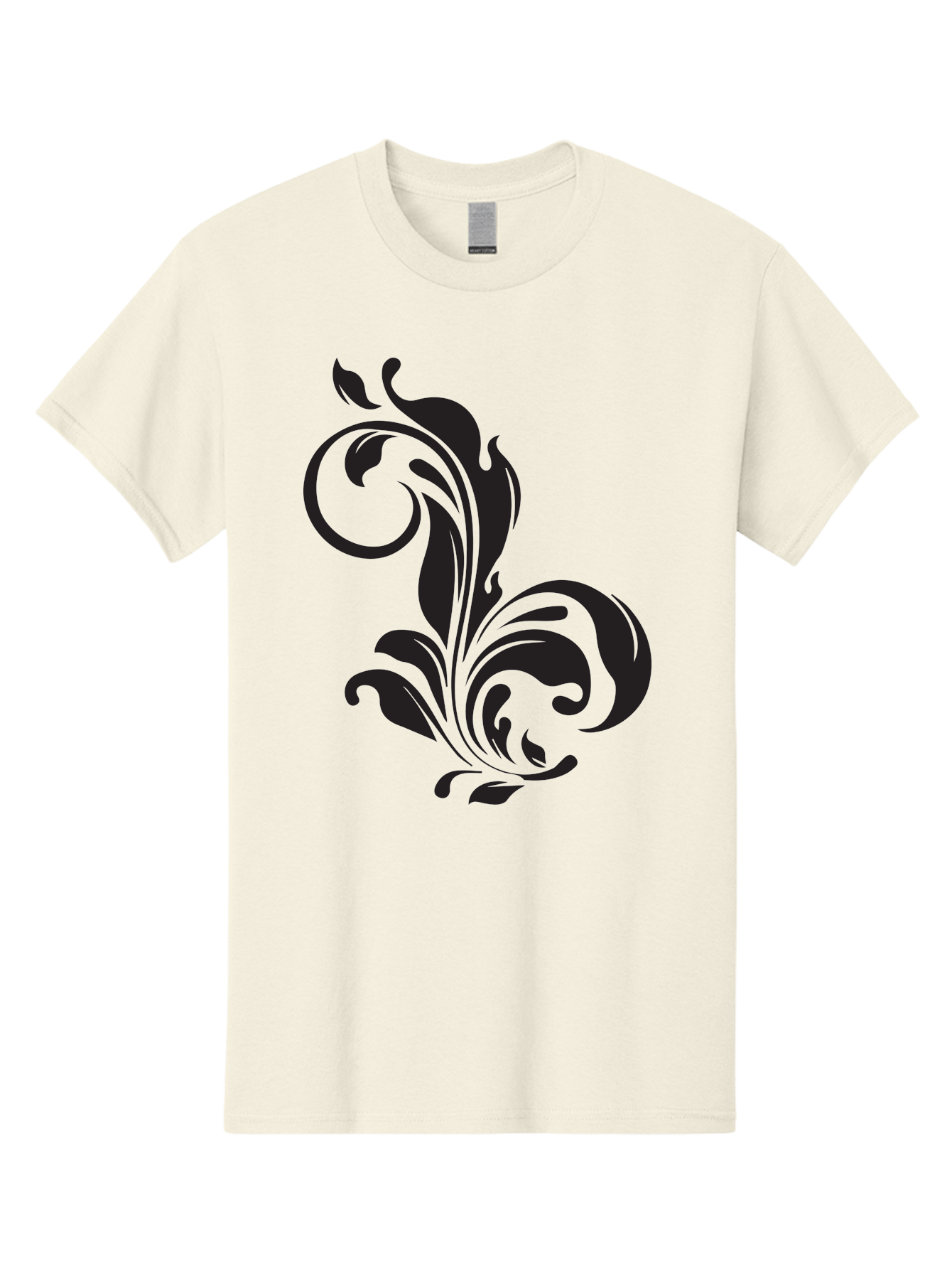 Floral-Design-3 Men'S Graphic Tee, 100% Cotton, Comfortable Casual Summer Wear, Machine Washable, Floral Motif, Decorative Element, Luxury Design, Abstract Art, Elegant Pattern, Ornate Style, Classic Symbol Aac723