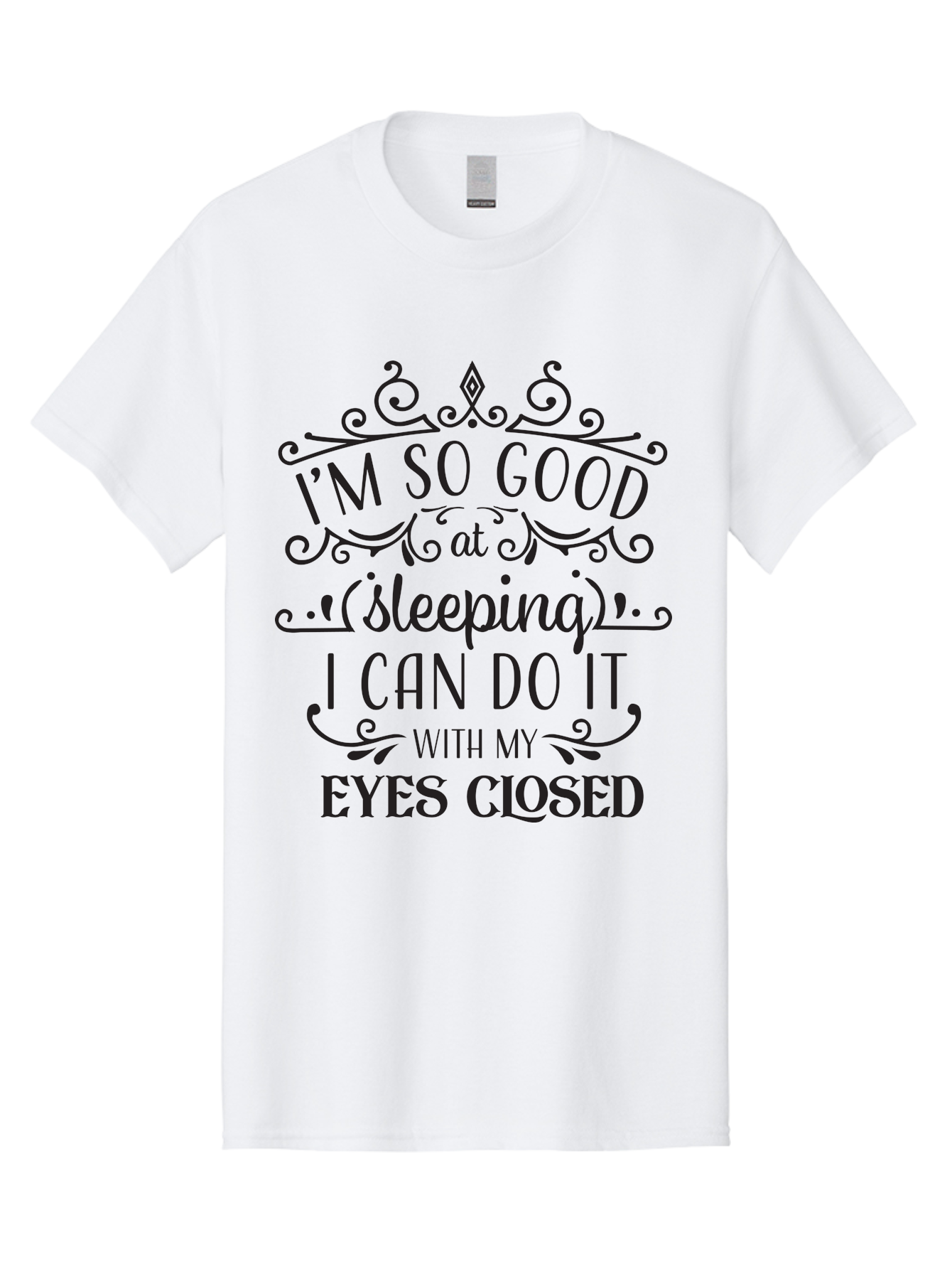 I-M-So-Good-At-Sleeping Men'S Graphic Tee, 100% Cotton, Comfortable Casual Summer Wear, Machine Washable, Funny Quotes, Humor, Sleep Humor, Sarcastic Sayings, Witty Phrases, Sleep Jokes, Sassy Quotes, Relatable Humor, Quote Graphics, Aac866