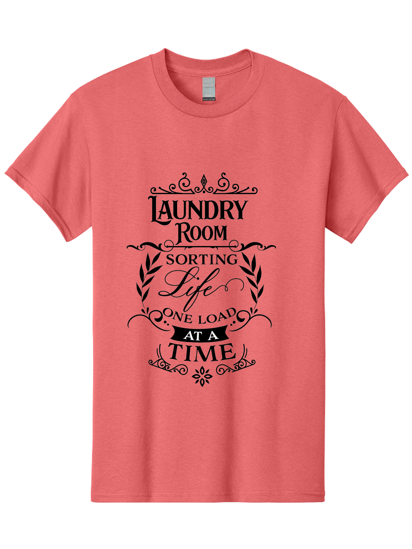 Laundry-Room-Sorting-Life Men'S Graphic Tee, 100% Cotton, Comfortable Casual Summer Wear, Machine Washable, Laundry Room Humor, Funny Laundry Quotes, Household Chores, Life One Load At Time, Washing Laundry, Sorting Life, Laundry Day, Aac928