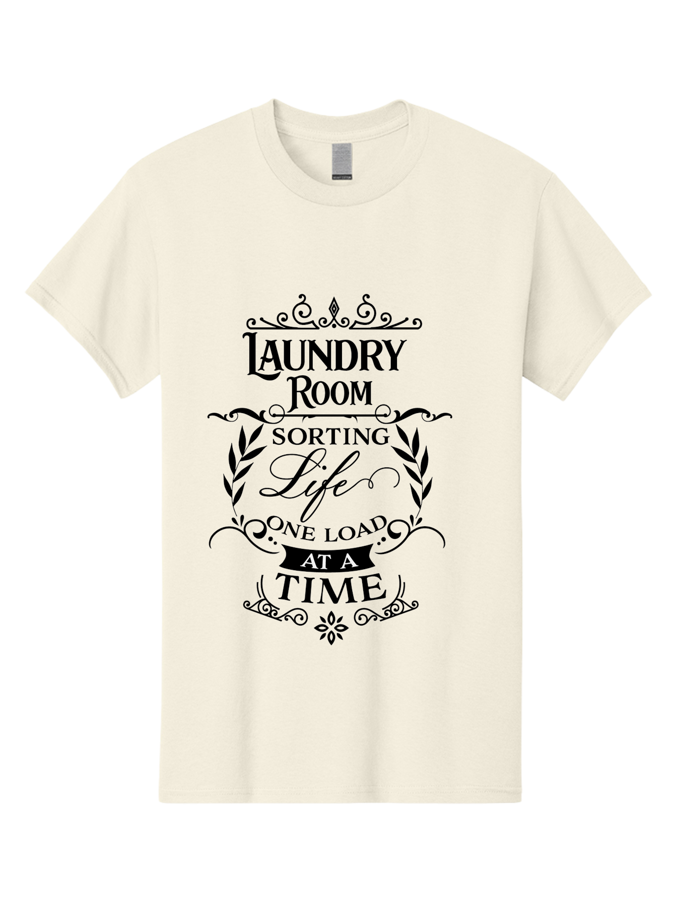 Laundry-Room-Sorting-Life Men'S Graphic Tee, 100% Cotton, Comfortable Casual Summer Wear, Machine Washable, Laundry Room Humor, Funny Laundry Quotes, Household Chores, Life One Load At Time, Washing Laundry, Sorting Life, Laundry Day, Aac928