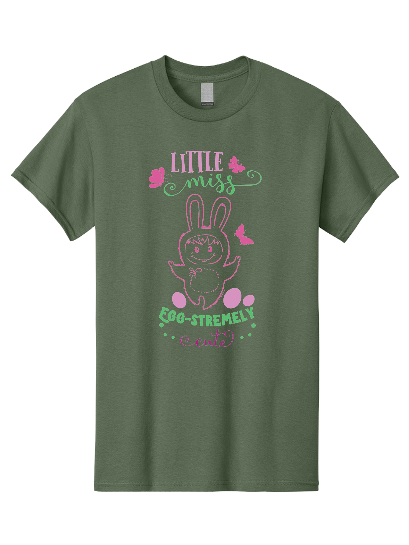 Little-Egg-Stra-Cute Men'S Graphic Tee, 100% Cotton, Comfortable Casual Summer Wear, Machine Washable, Easter Bunny, Cute Cartoon Character, Eggs-Travagant Design, Easter Eggs, Pastel Colors, Whimsical Illustration, Bunny Love, Spring Theme, Aac953