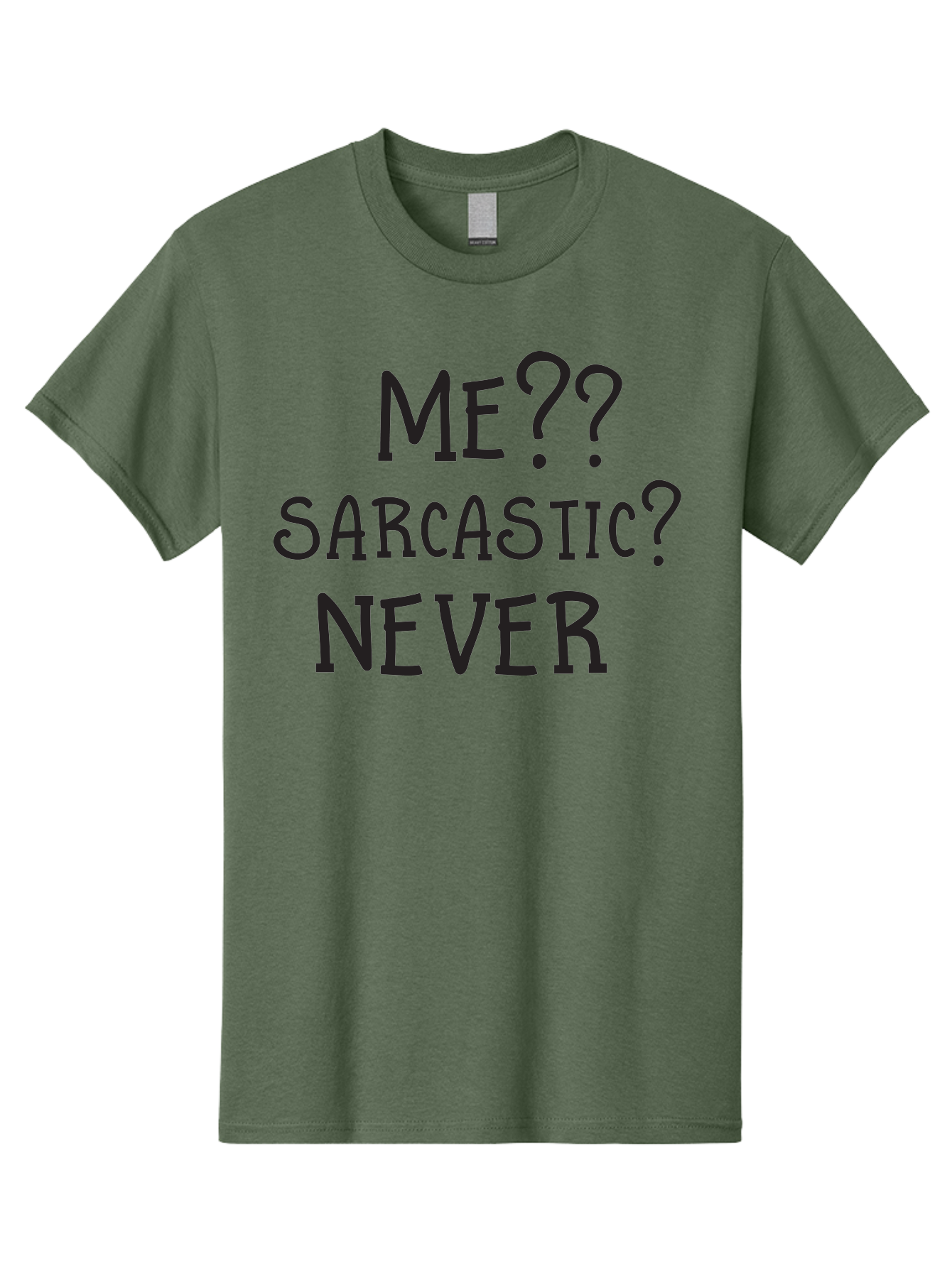 Me-Sarcastic-Never Men'S Graphic Tee, 100% Cotton, Comfortable Casual Summer Wear, Machine Washable, Sarcastic Humor, Funny Quotes, Witty Sayings, Sarcasm, Humor, Irony, Playful Jokes, Meme, Humoristic Expression Aac999