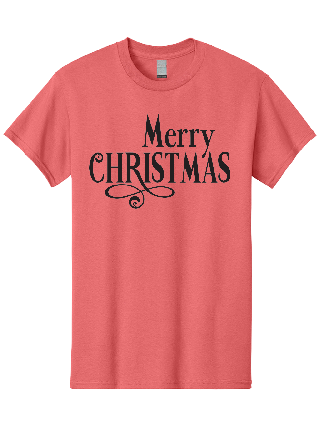 Merry-Christmas-1 Men'S Graphic Tee, 100% Cotton, Comfortable Casual Summer Wear, Machine Washable, Happy Holidays, Festive Greeting, Christmas Wishes, Holiday Season, Merry Christmas Message, Joyful Christmas, Christmas Card, Black Text Aad003